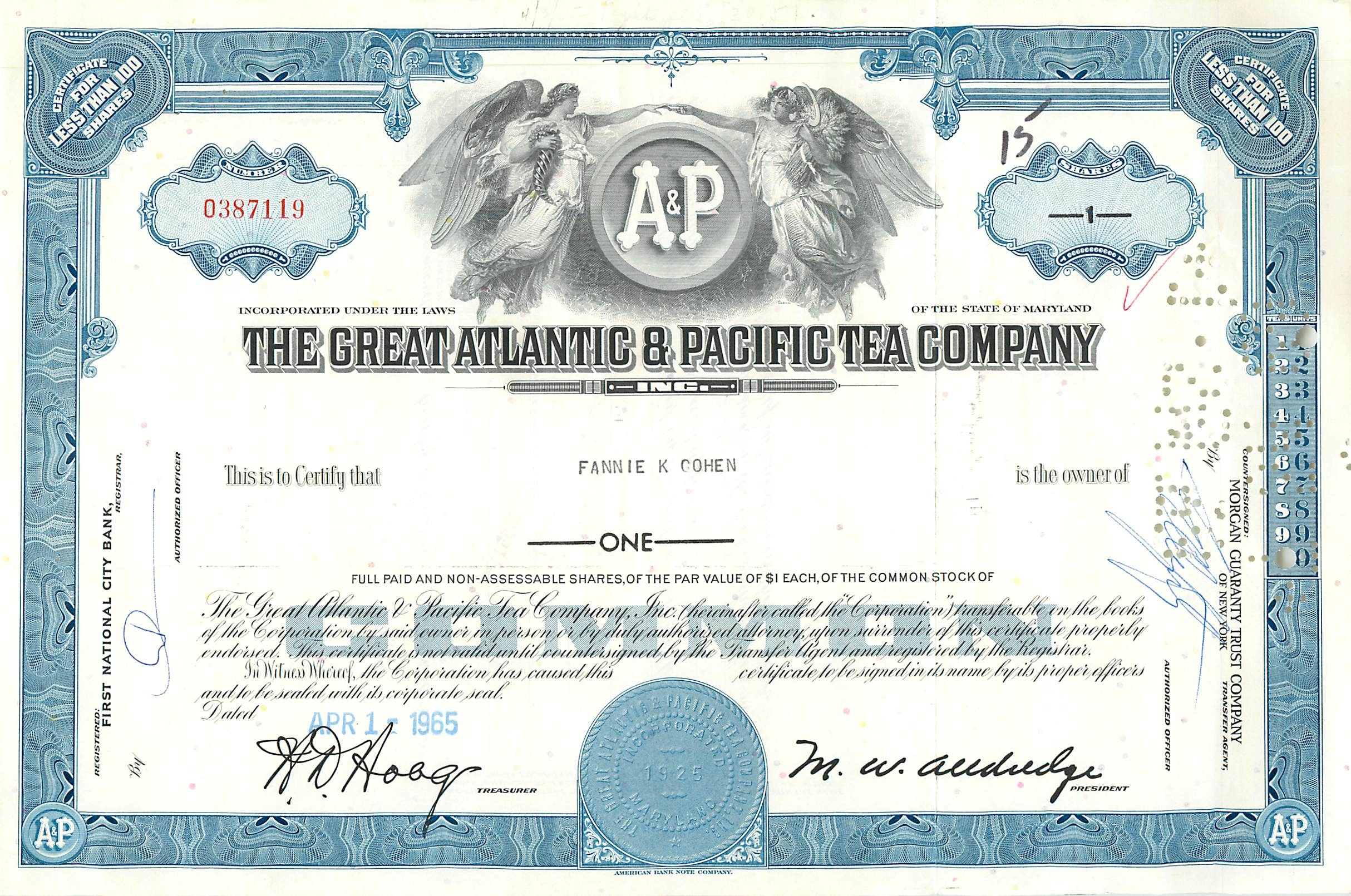 Coupon Share Action The Great Atlantic & Pacific Tea Company Ange Angel Femme