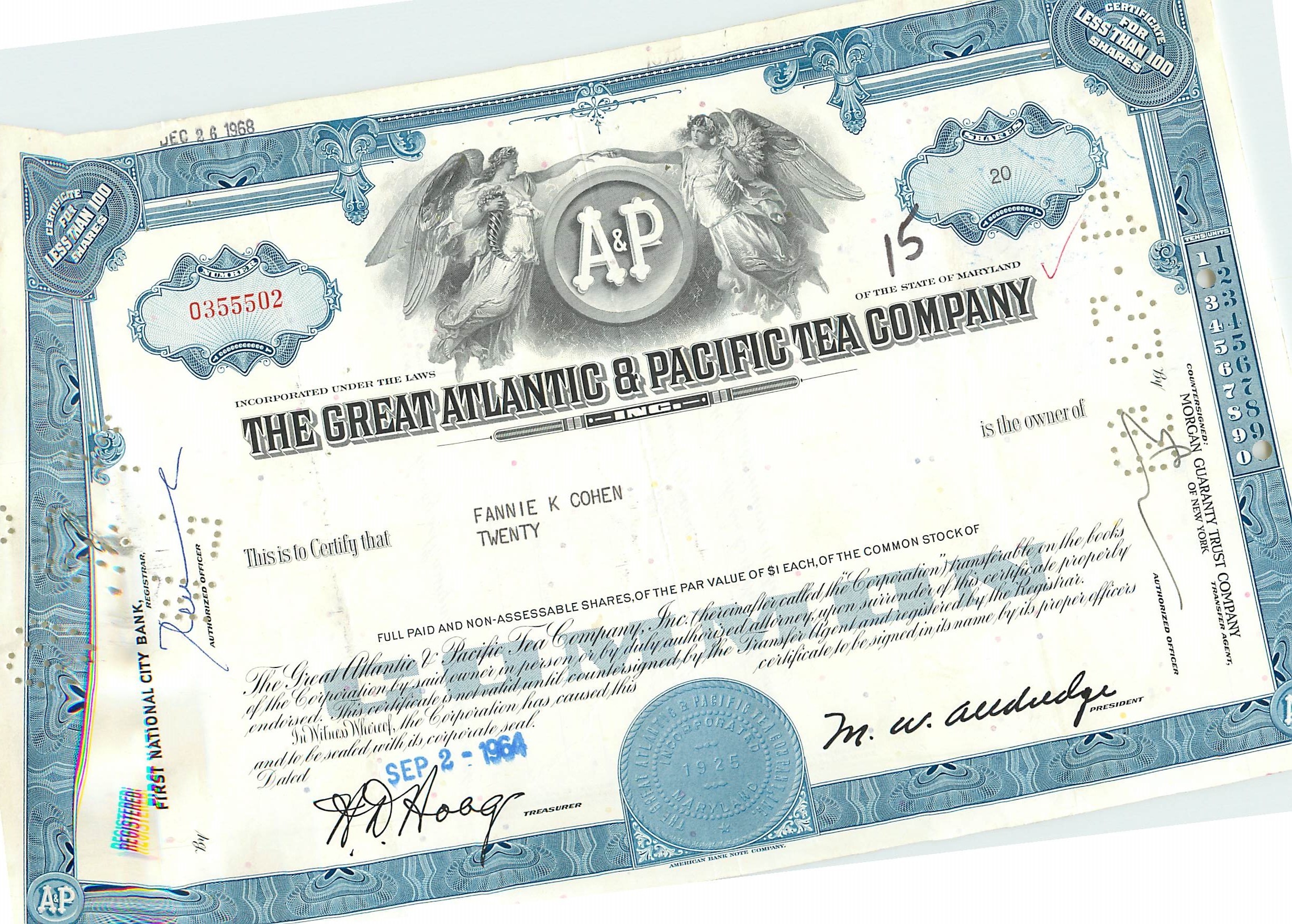 Coupon Share Action The Great Atlantic & Pacific Tea Company Ange Angel Femme