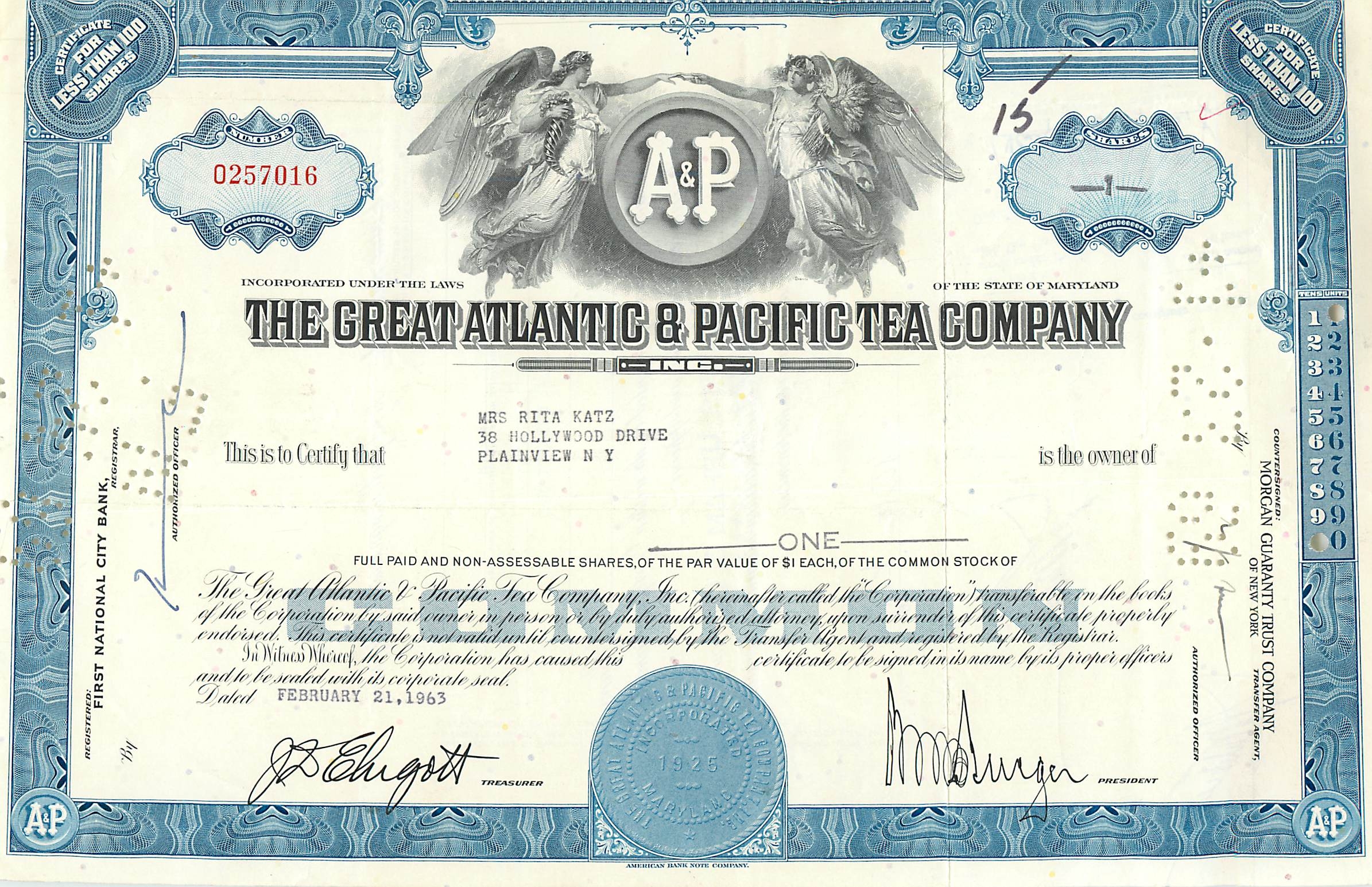 Coupon Share Action The Great Atlantic & Pacific Tea Company Ange Angel Femme