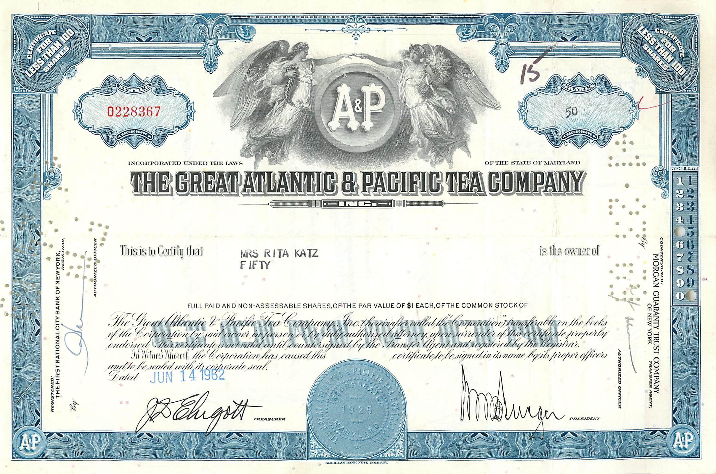 Coupon Share Action The Great Atlantic & Pacific Tea Company Ange Angel Femme