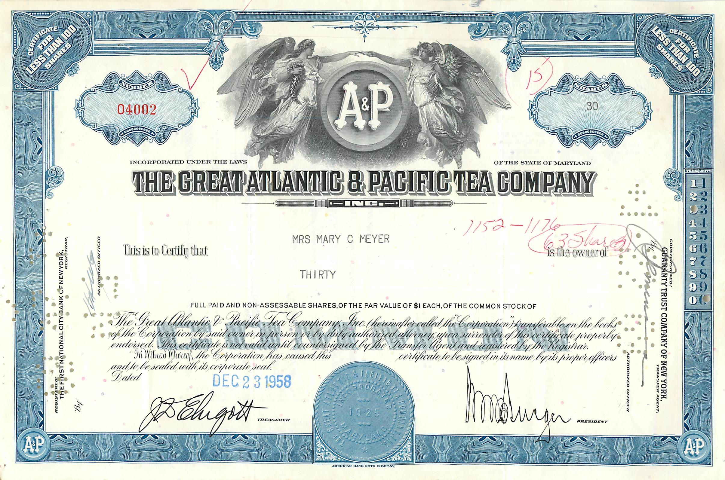 Coupon Share Action The Great Atlantic & Pacific Tea Company Ange Angel Femme