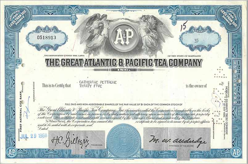 Coupon Share Action The Great Atlantic & Pacific Tea Company Ange Angel Femme
