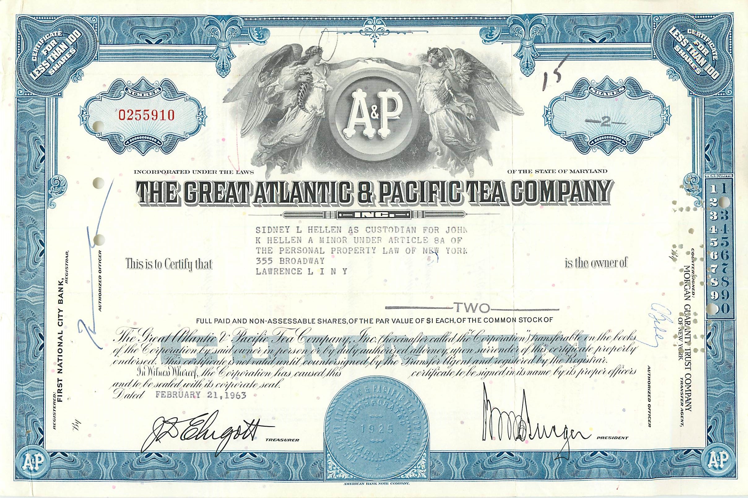 Coupon Share Action The Great Atlantic & Pacific Tea Company Ange Angel Femme
