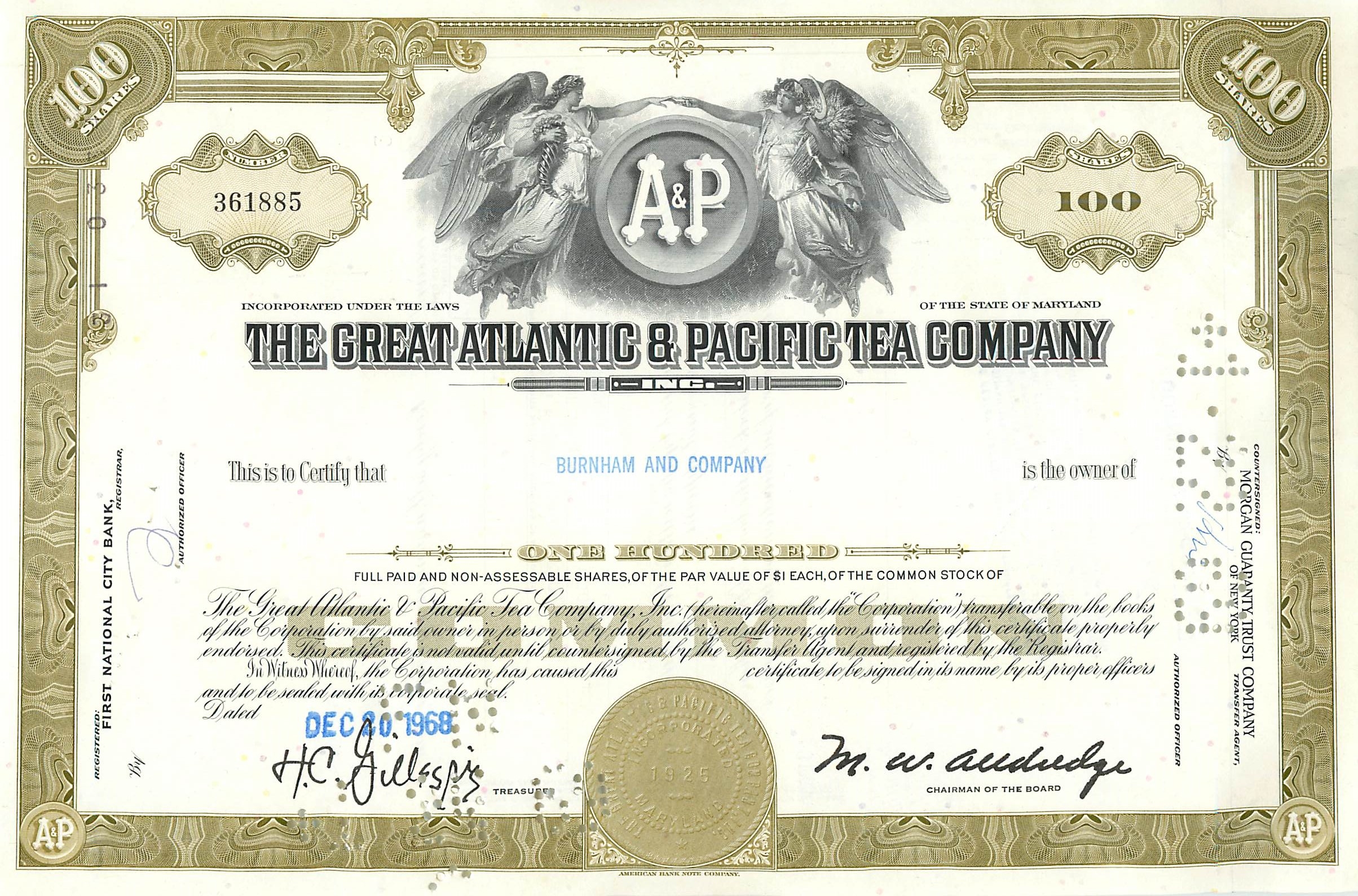 Coupon Share Action The Great Atlantic & Pacific Tea Company Ange Angel Femme