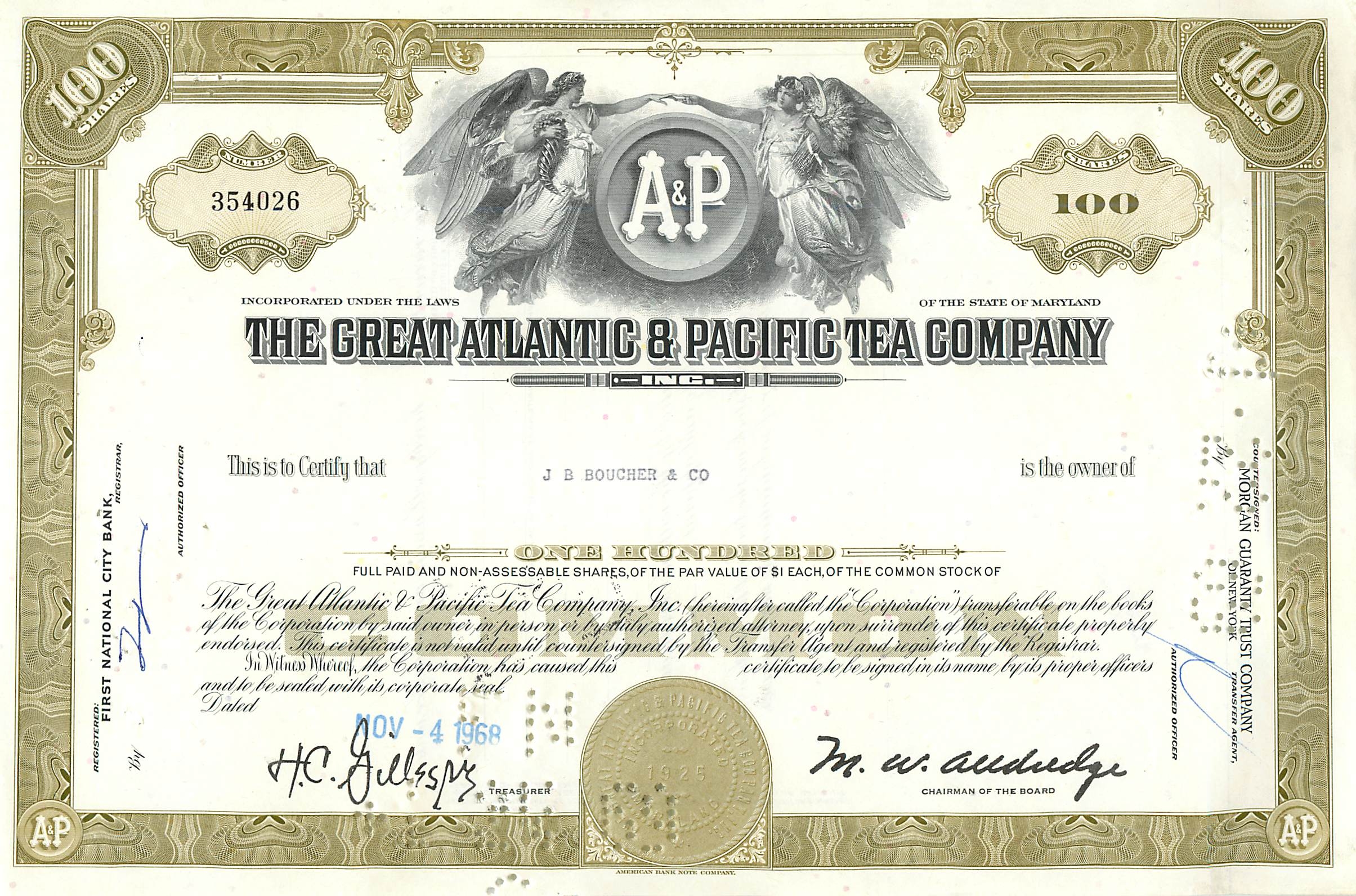 Coupon Share Action The Great Atlantic & Pacific Tea Company Ange Angel Femme