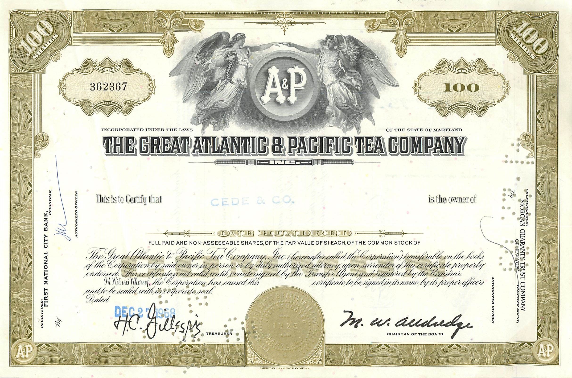 Coupon Share Action The Great Atlantic & Pacific Tea Company Ange Angel Femme