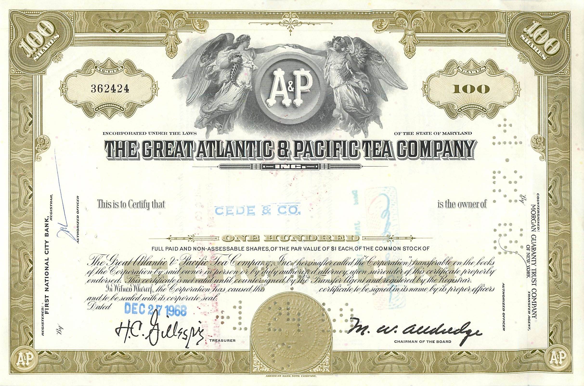 Coupon Share Action The Great Atlantic & Pacific Tea Company Ange Angel Femme