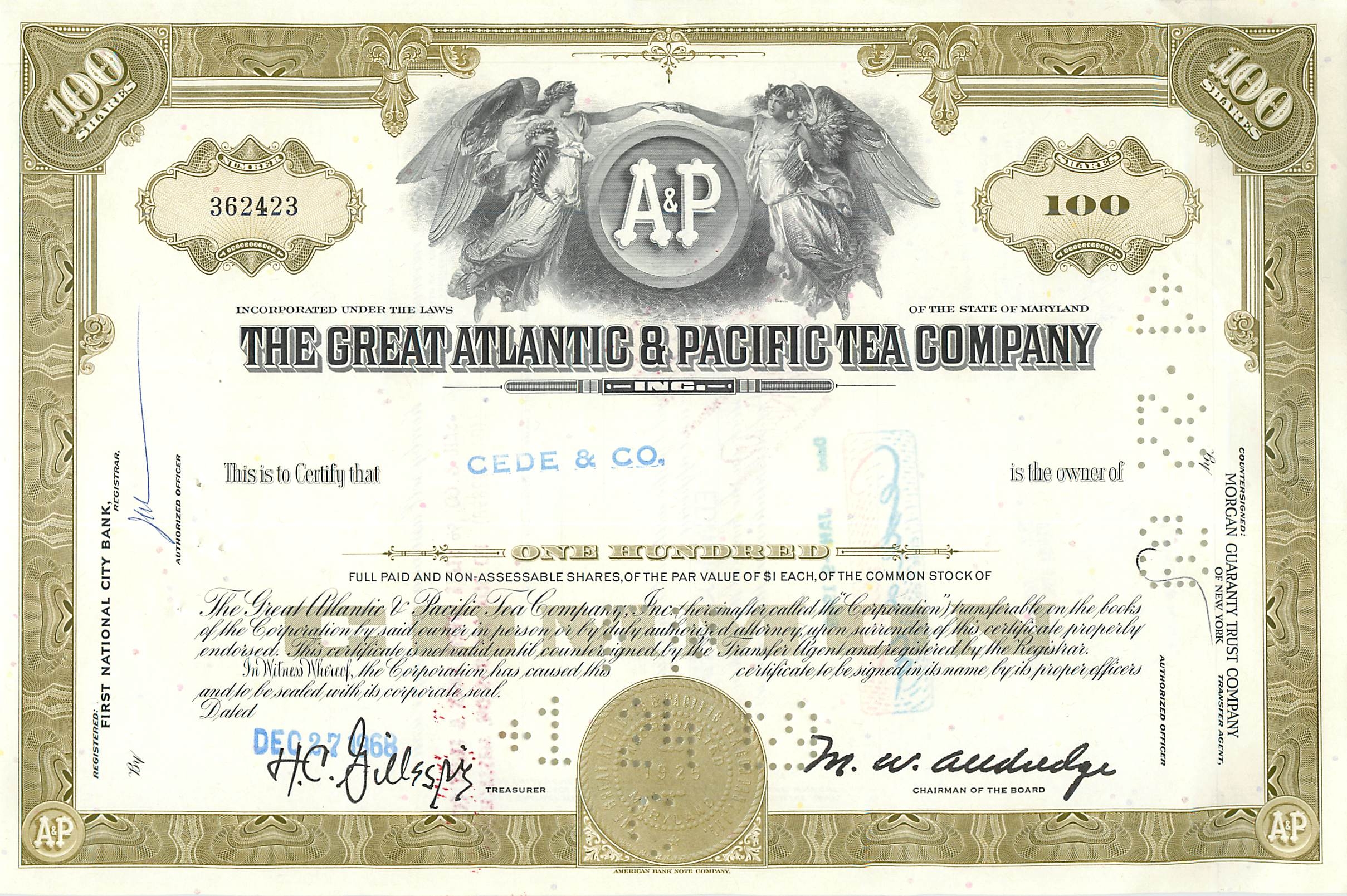 Coupon Share Action The Great Atlantic & Pacific Tea Company Ange Angel Femme
