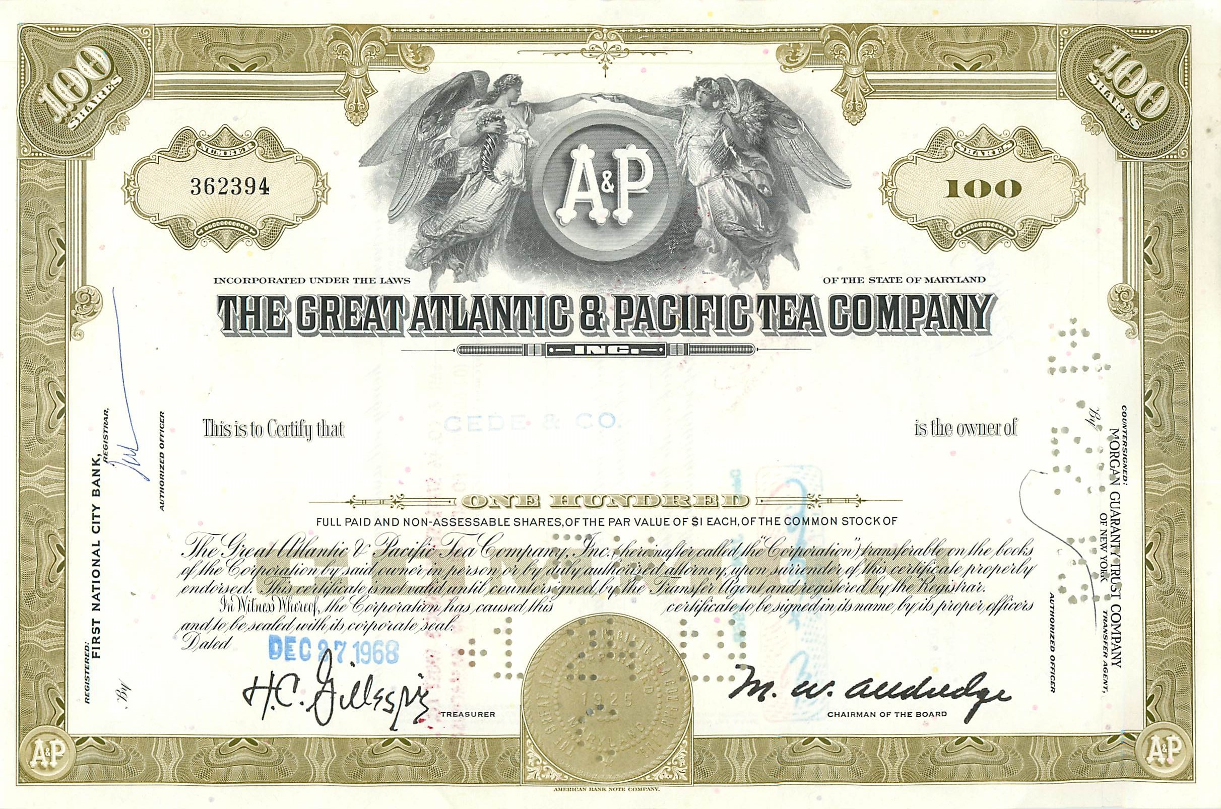 Coupon Share Action The Great Atlantic & Pacific Tea Company Ange Angel Femme