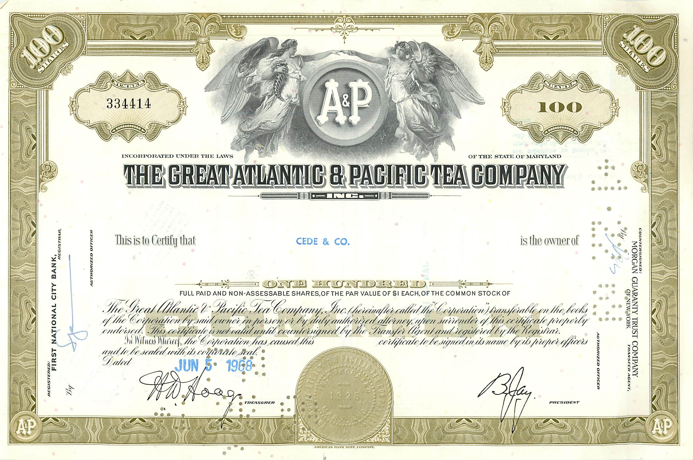 Coupon Share Action The Great Atlantic & Pacific Tea Company Ange Angel Femme