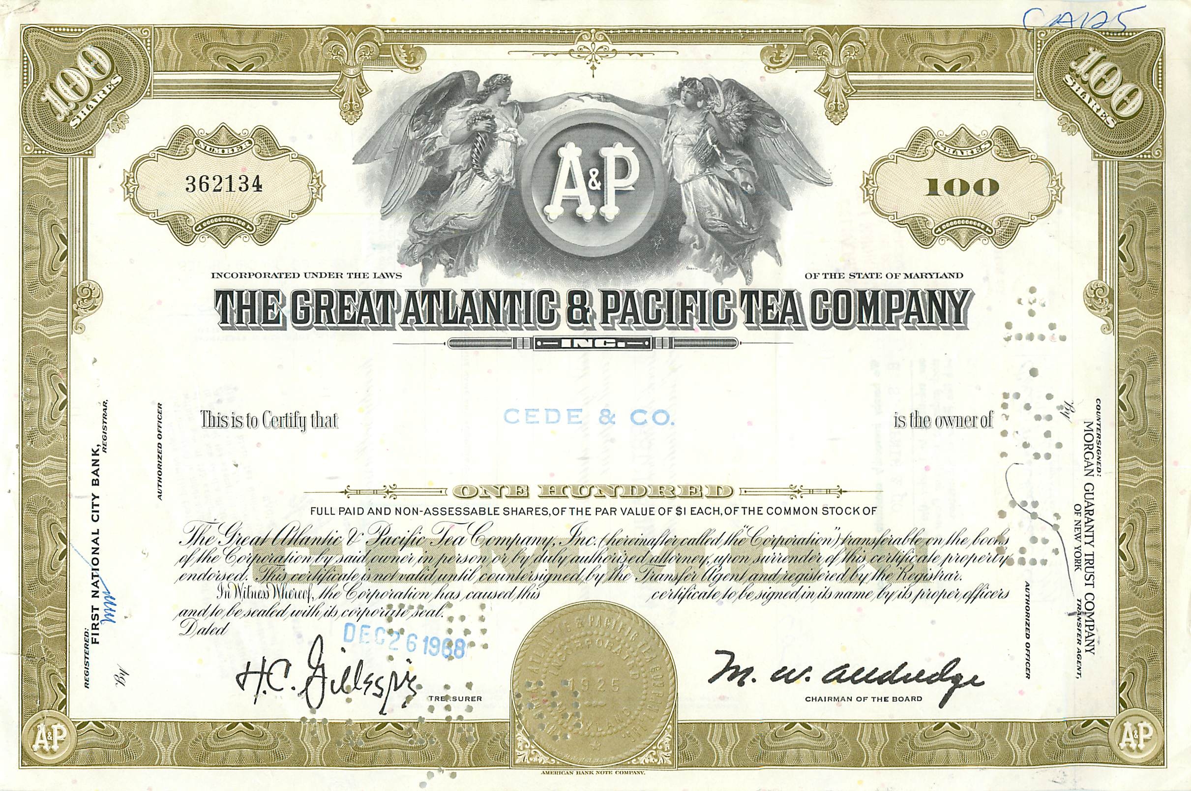 Coupon Share Action The Great Atlantic & Pacific Tea Company Ange Angel Femme
