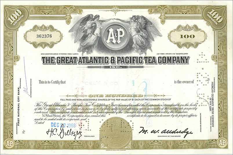 Coupon Share Action The Great Atlantic & Pacific Tea Company Ange Angel Femme