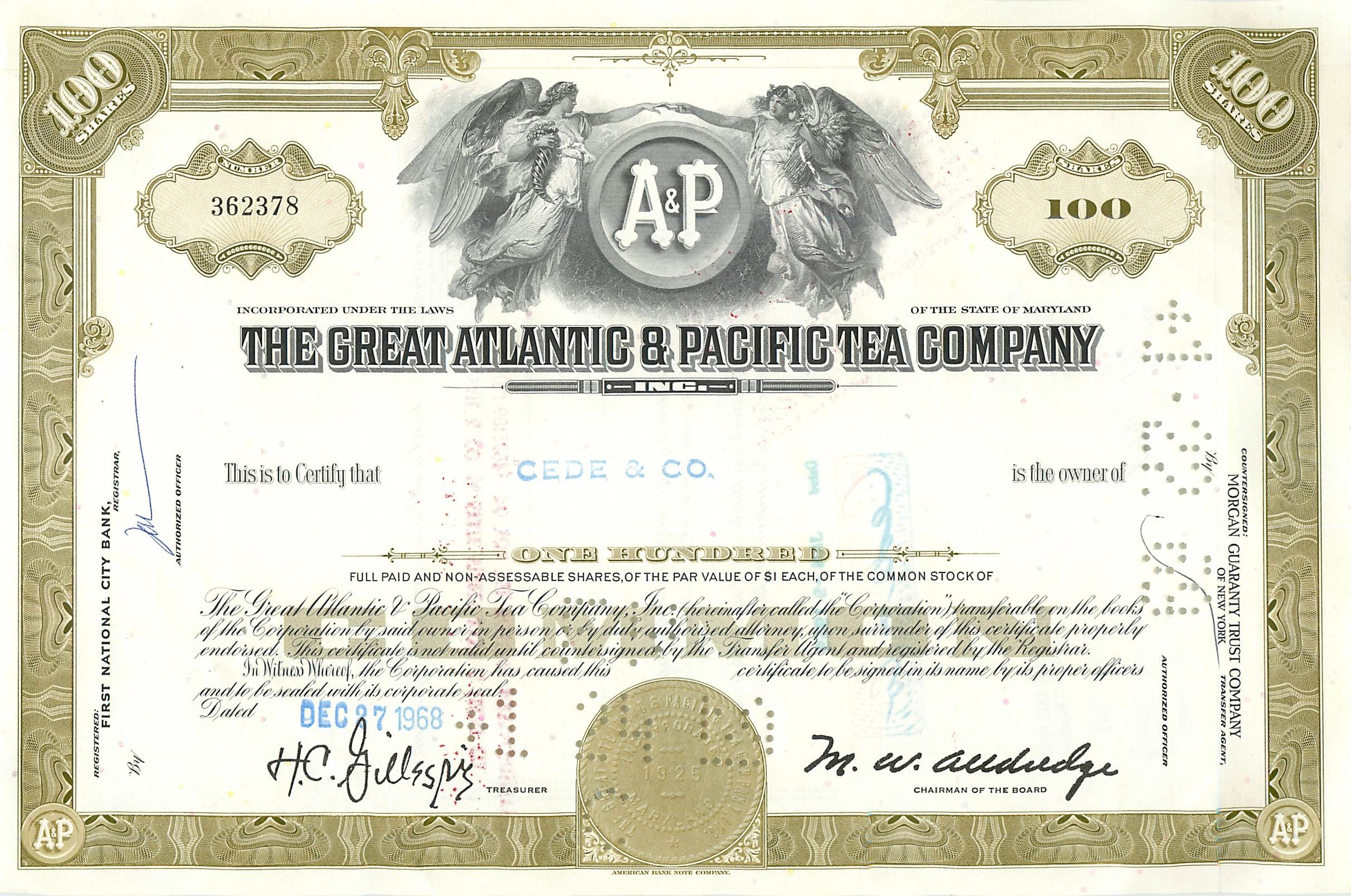 Coupon Share Action The Great Atlantic & Pacific Tea Company Ange Angel Femme