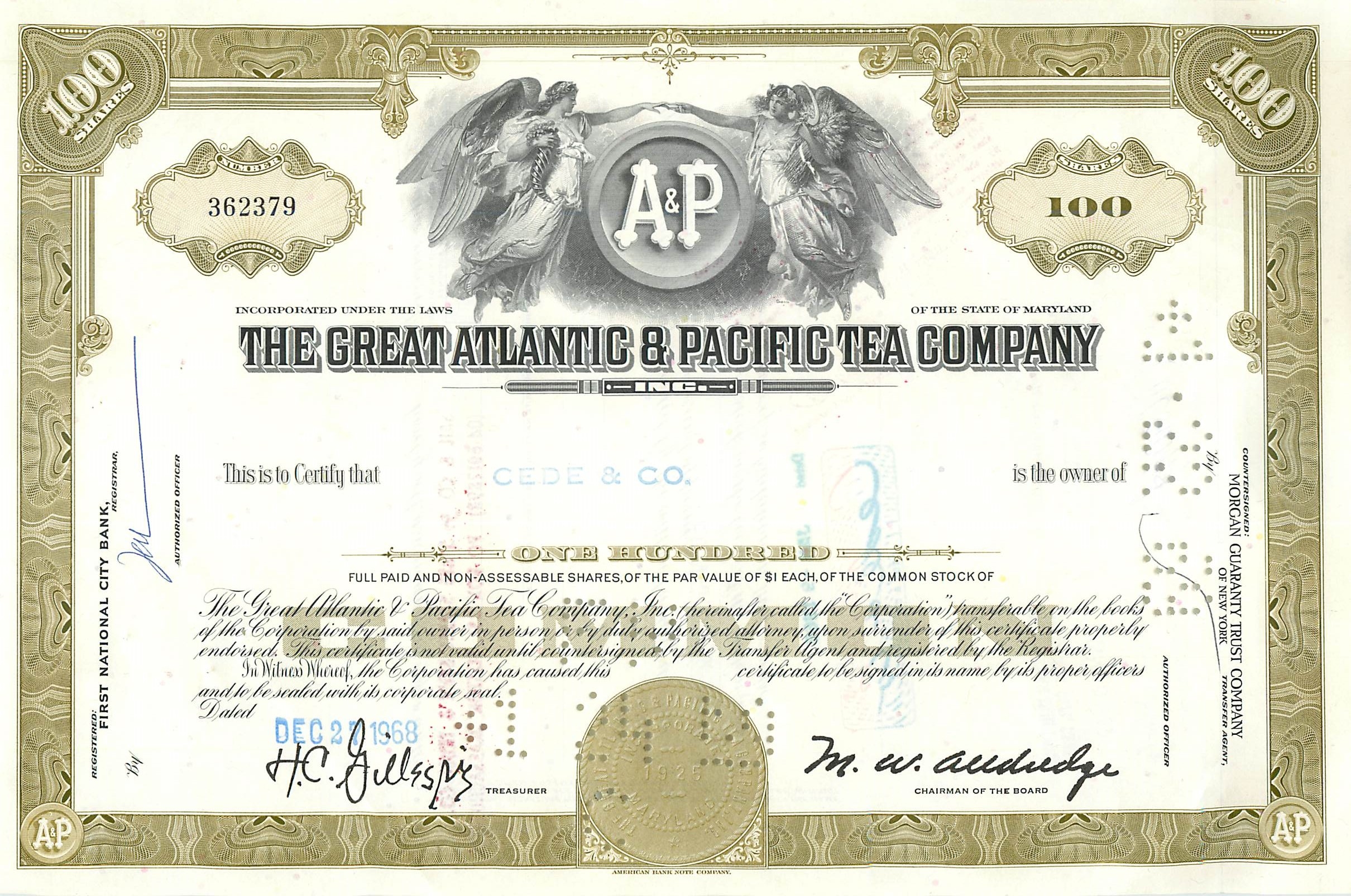 Coupon Share Action The Great Atlantic & Pacific Tea Company Ange Angel Femme