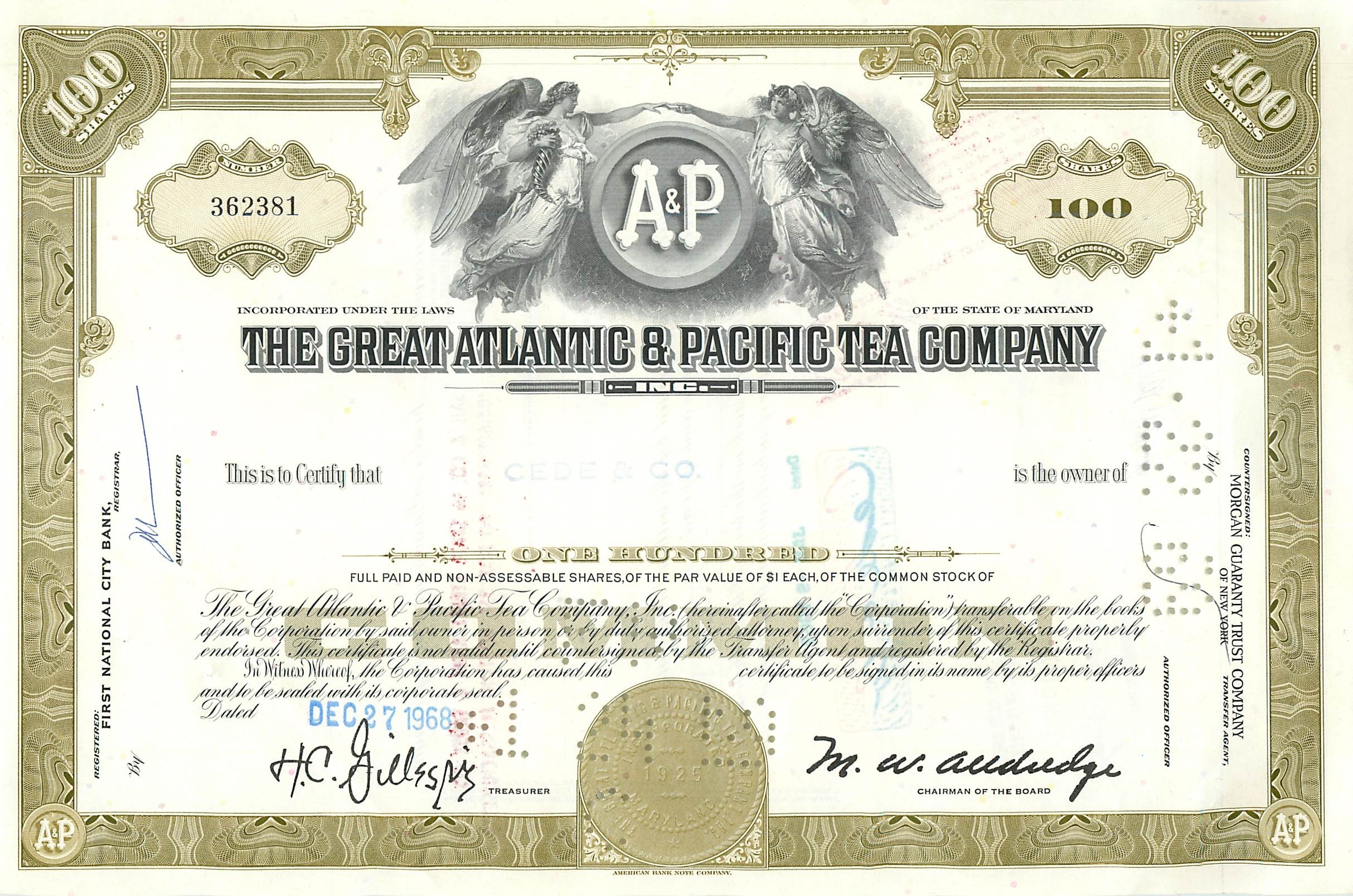 Coupon Share Action The Great Atlantic & Pacific Tea Company Ange Angel Femme