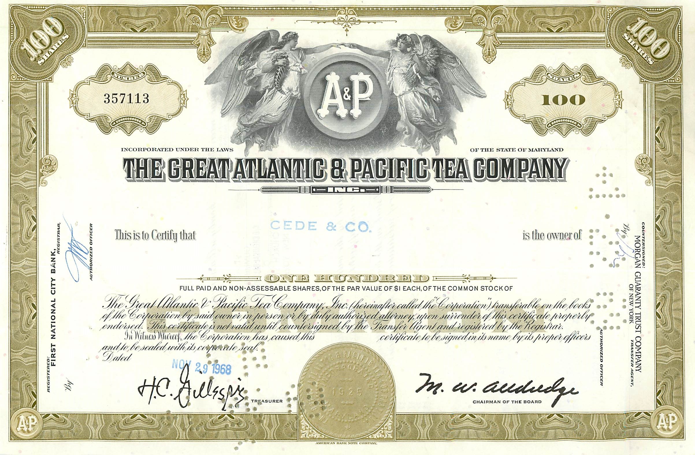 Coupon Share Action The Great Atlantic & Pacific Tea Company Ange Angel Femme