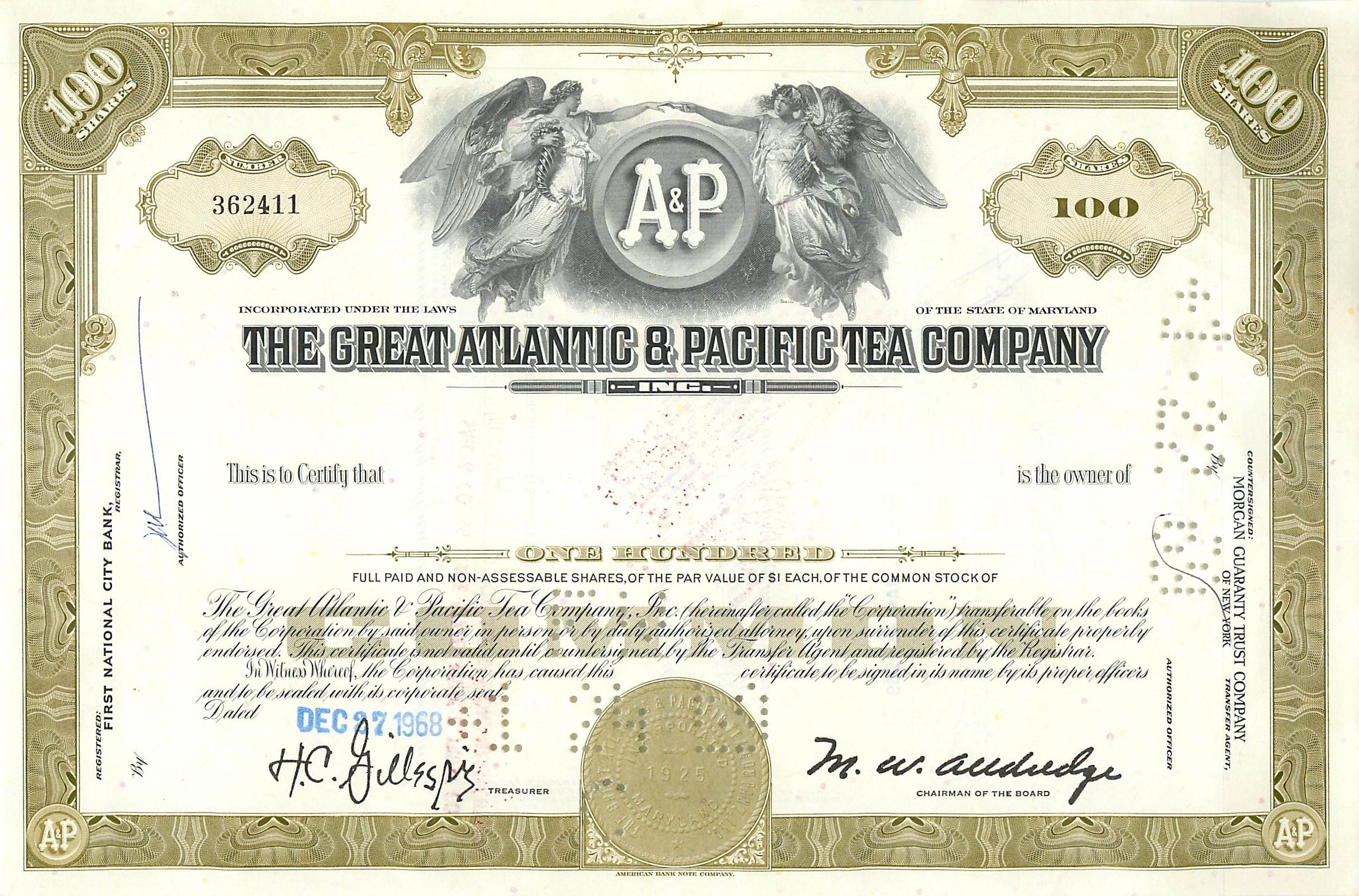 Coupon Share Action The Great Atlantic & Pacific Tea Company Ange Angel Femme