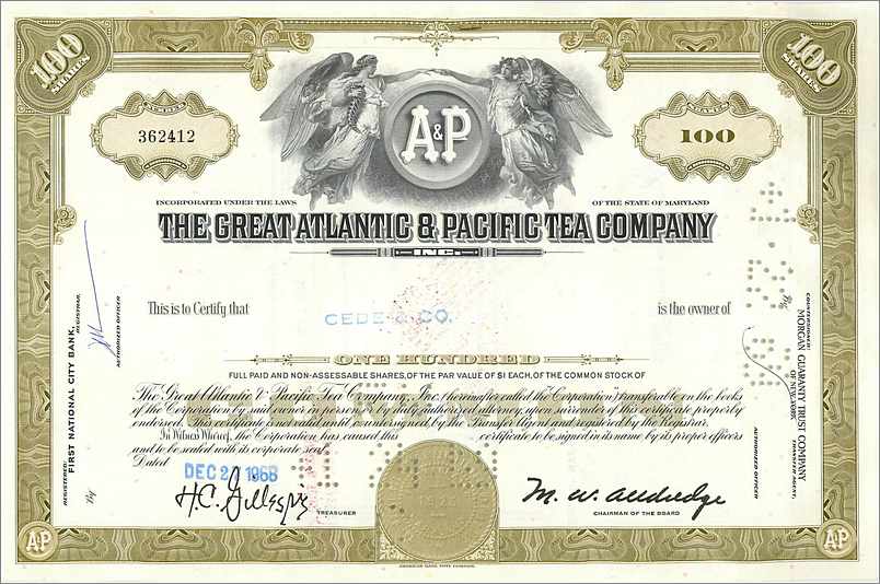 Coupon Share Action The Great Atlantic & Pacific Tea Company Ange Angel Femme