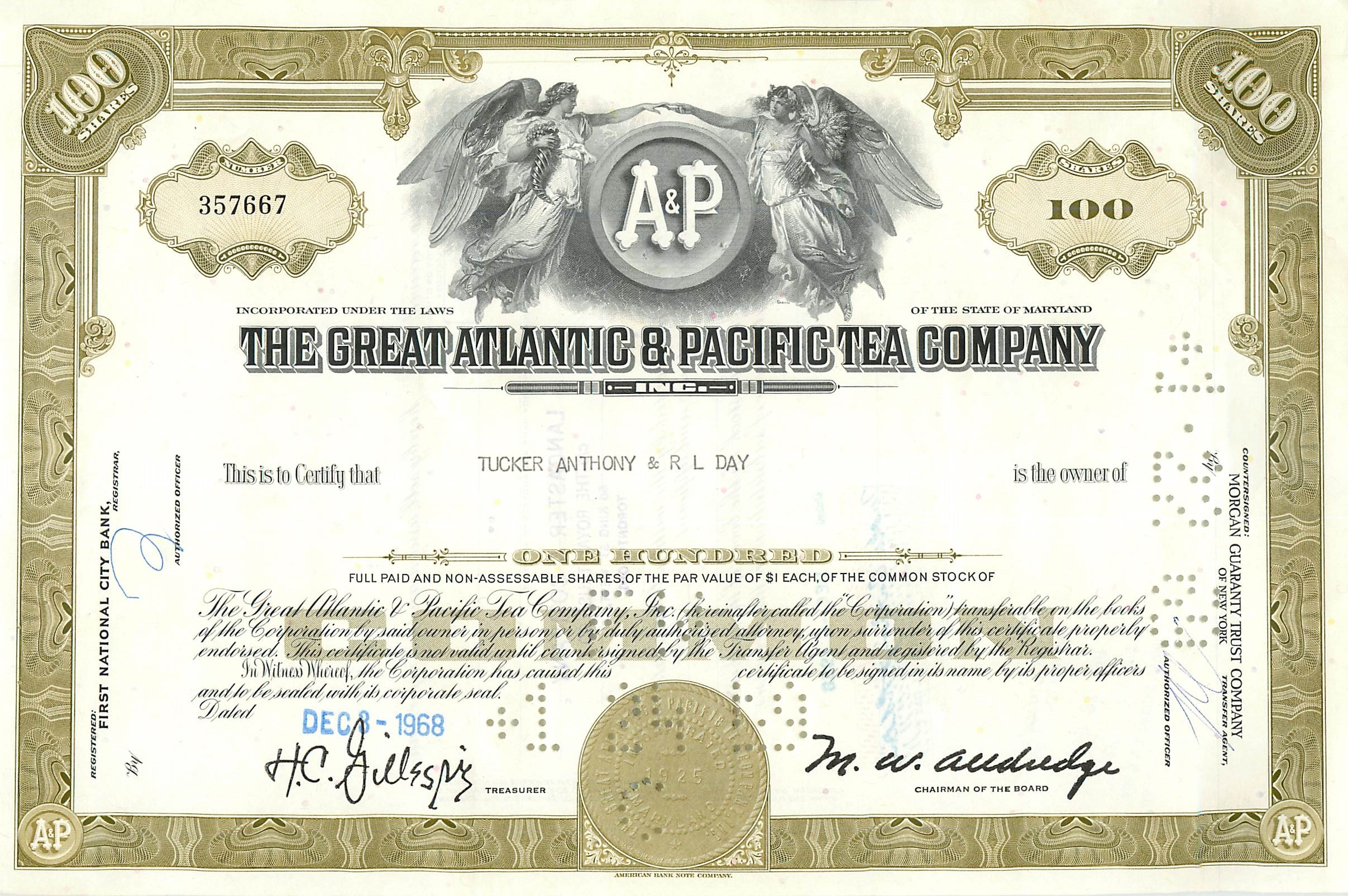Coupon Share Action The Great Atlantic & Pacific Tea Company Ange Angel Femme