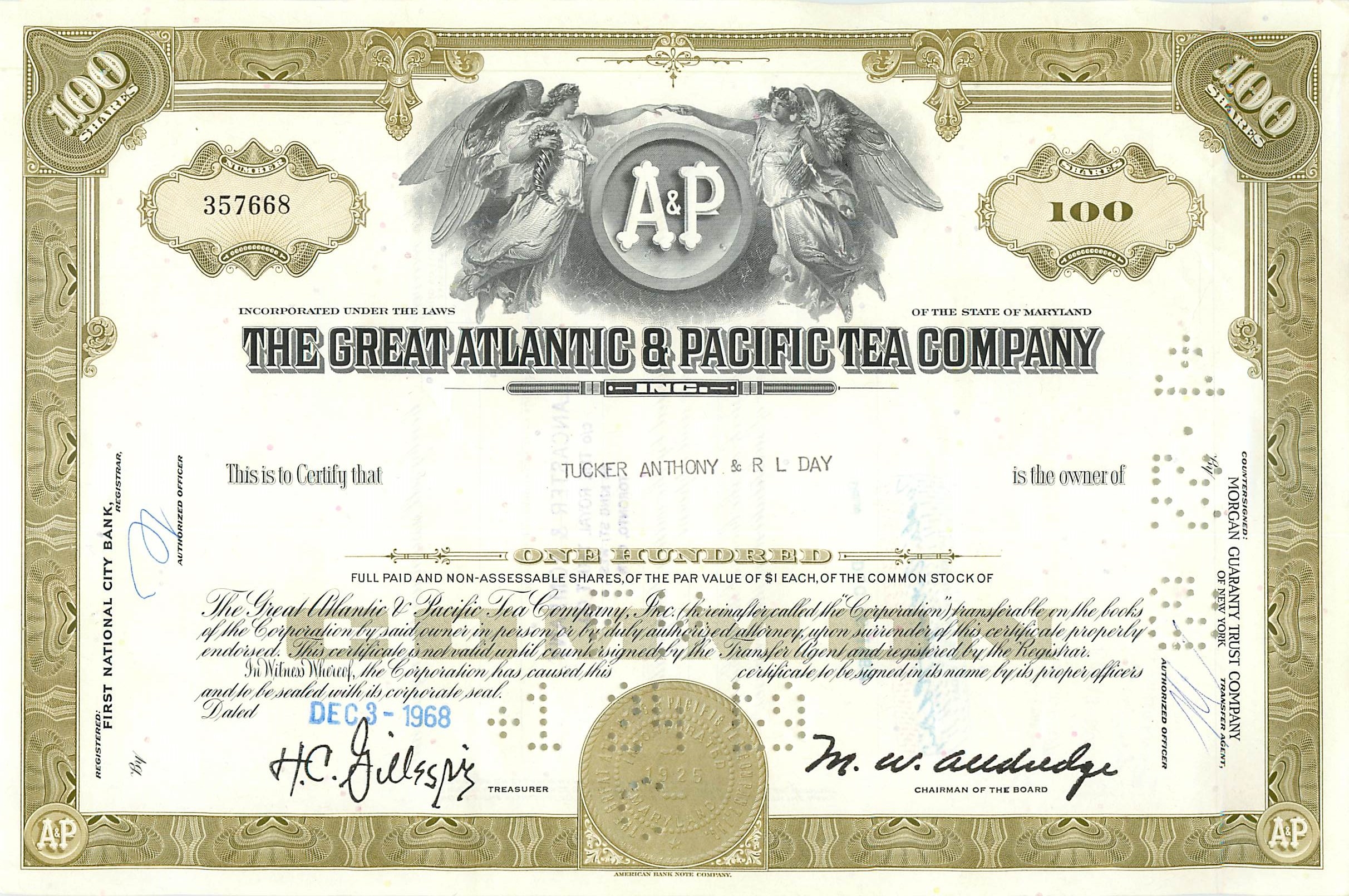 Coupon Share Action The Great Atlantic & Pacific Tea Company Ange Angel Femme