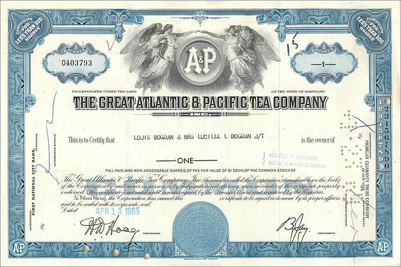 Coupon Share Action The Great Atlantic & Pacific Tea Company Ange Angel Femme