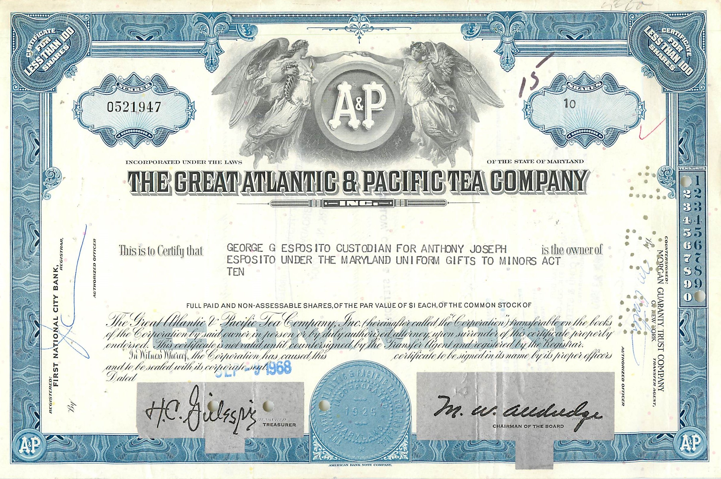 Coupon Share Action The Great Atlantic & Pacific Tea Company Ange Angel Femme
