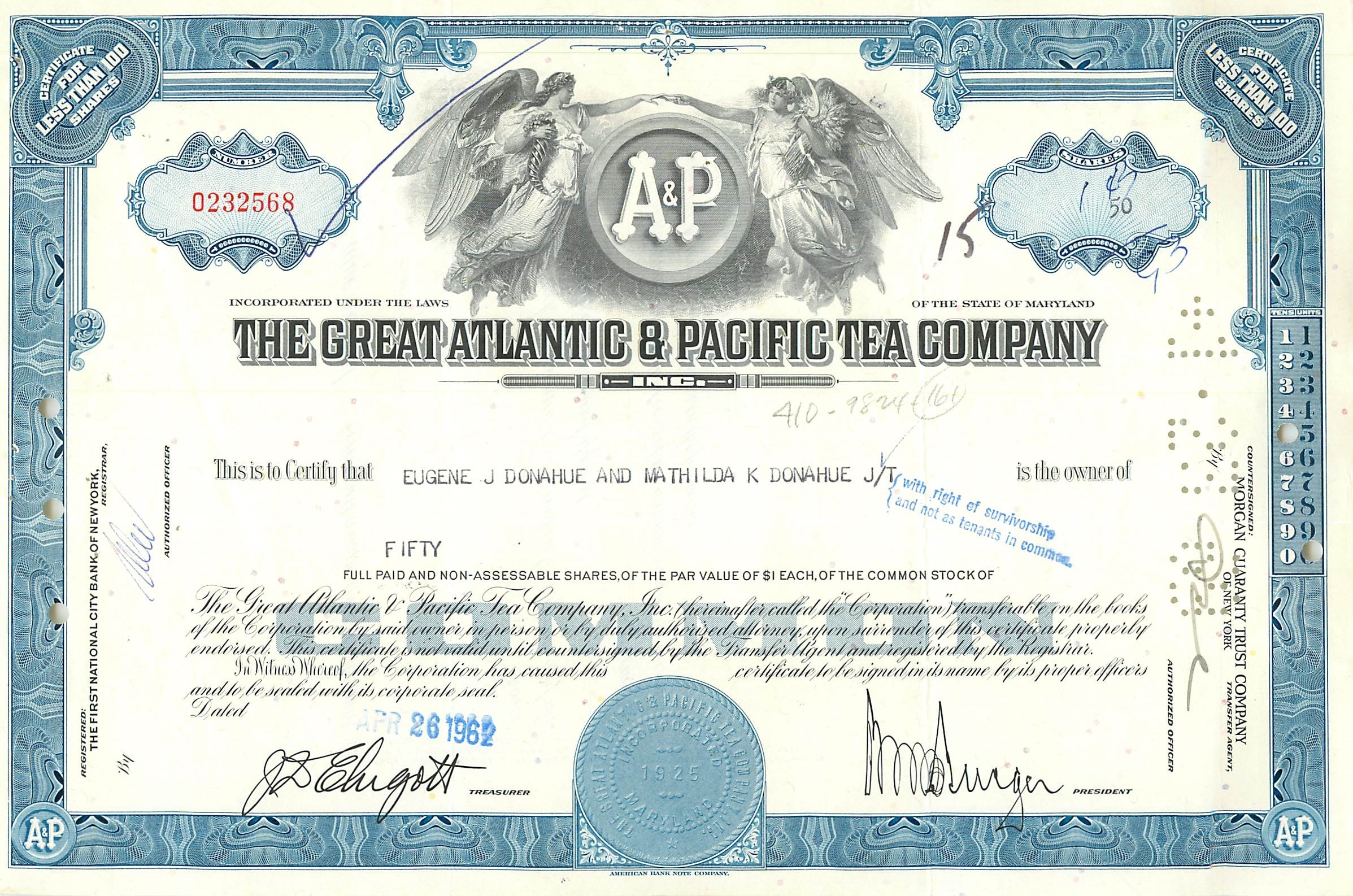 Coupon Share Action The Great Atlantic & Pacific Tea Company Ange Angel Femme