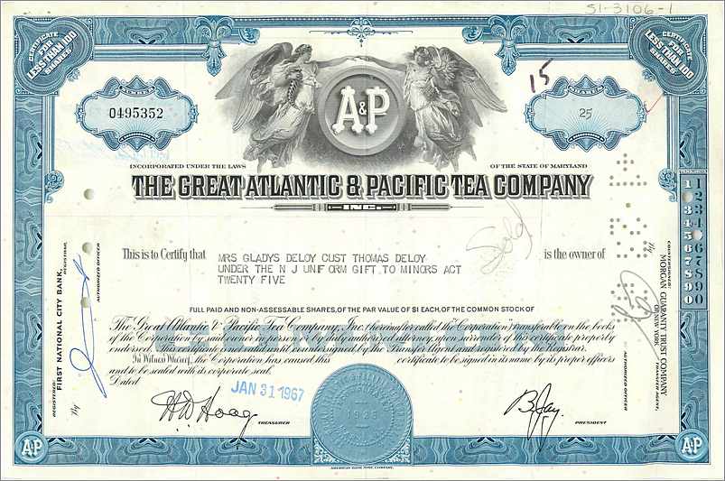 Coupon Share Action The Great Atlantic & Pacific Tea Company Ange Angel Femme