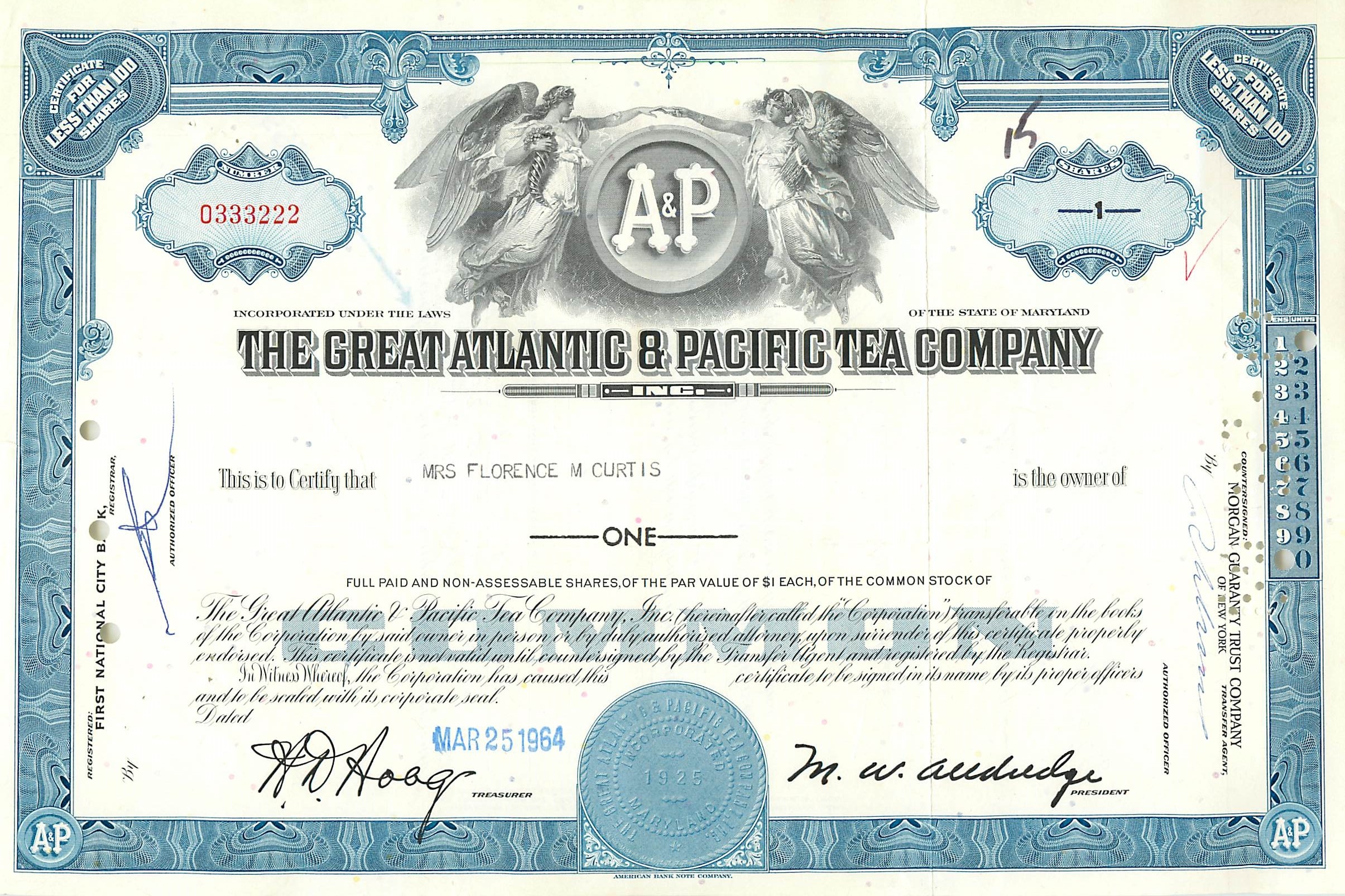 Coupon Share Action The Great Atlantic & Pacific Tea Company Ange Angel Femme