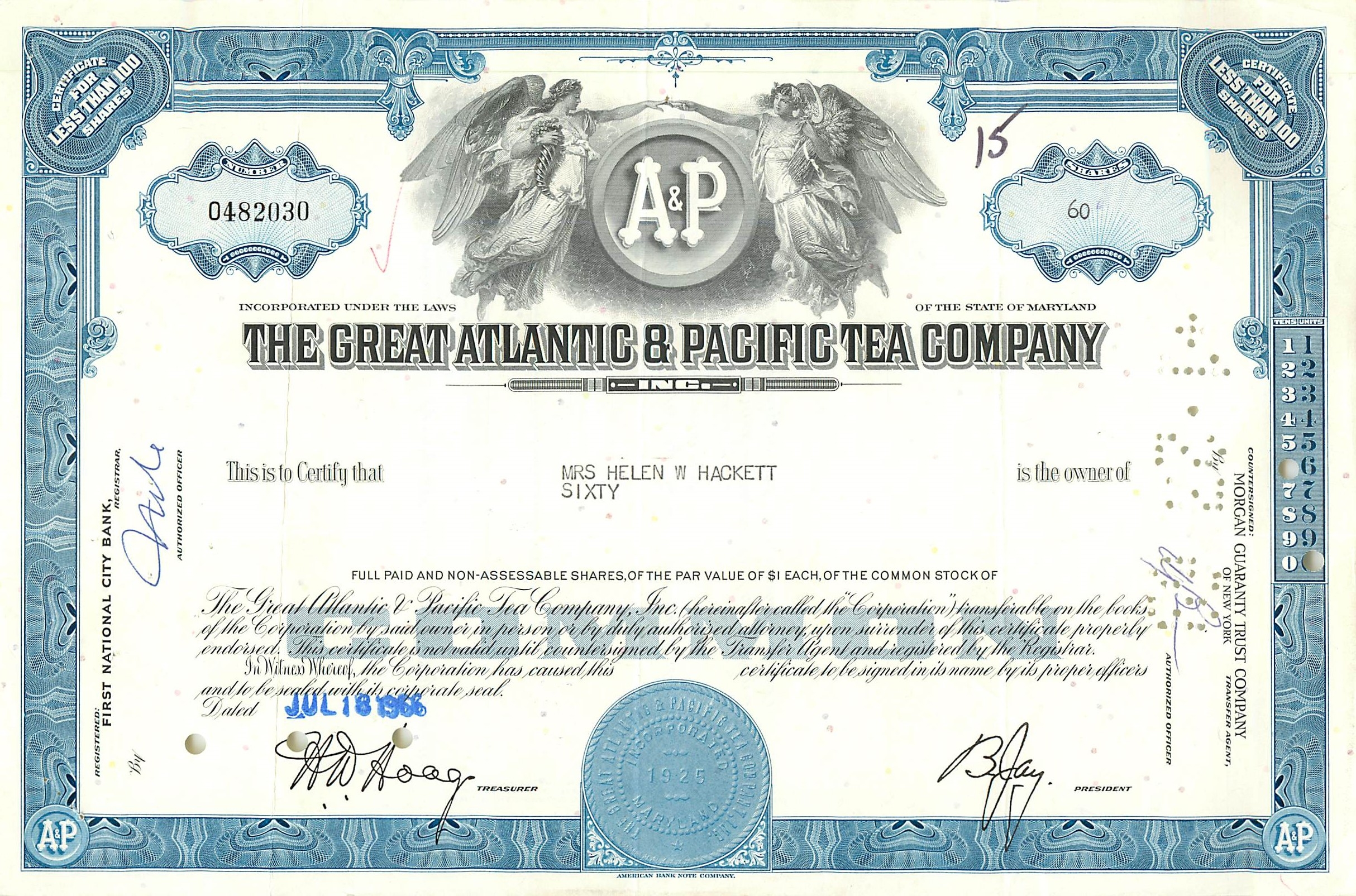 Coupon Share Action The Great Atlantic & Pacific Tea Company Ange Angel Femme