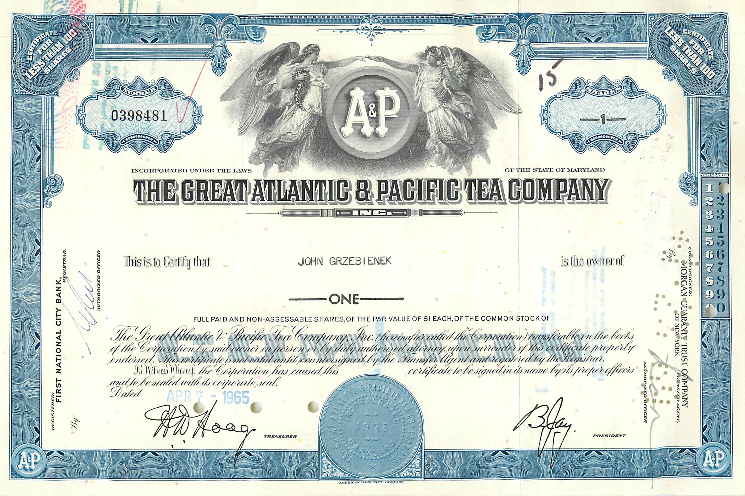 Coupon Share Action The Great Atlantic & Pacific Tea Company Ange Angel Femme