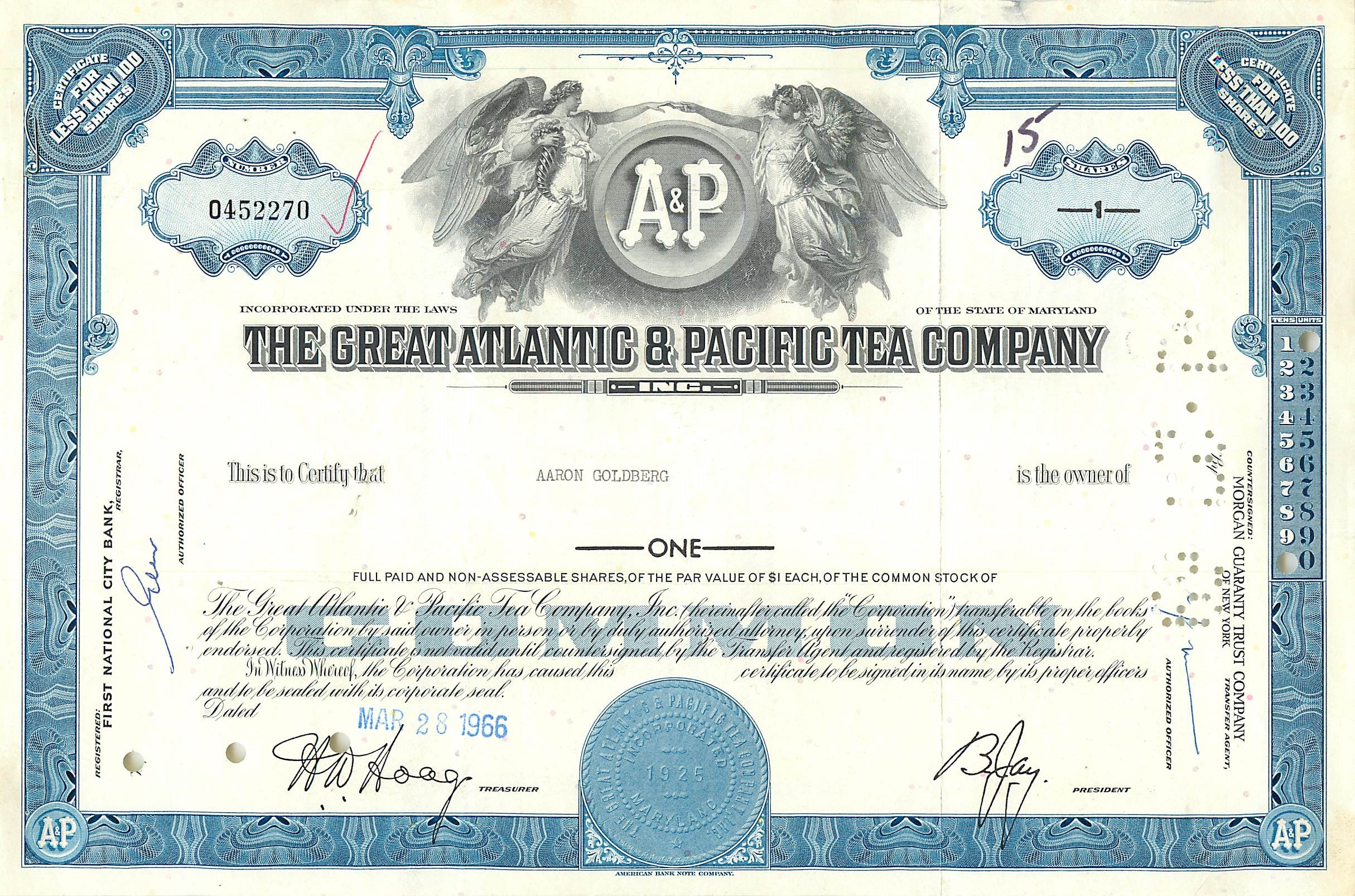 Coupon Share Action The Great Atlantic & Pacific Tea Company Ange Angel Femme