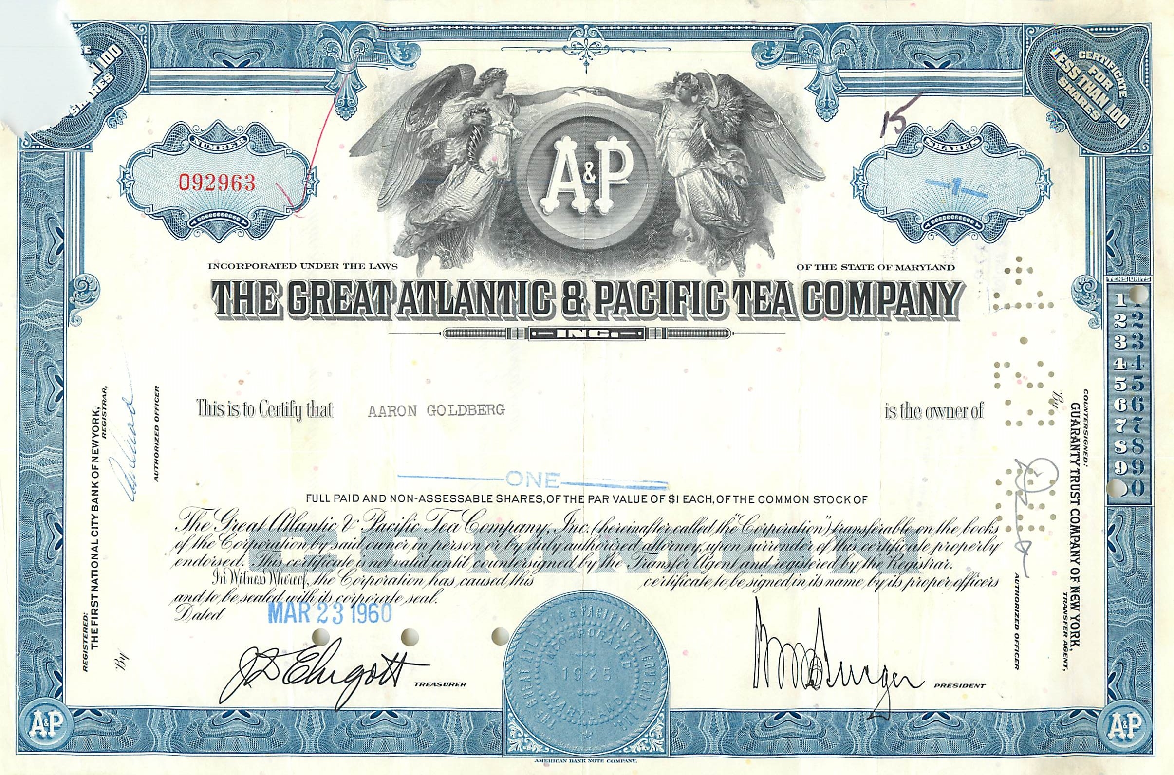 Coupon Share Action The Great Atlantic & Pacific Tea Company Ange Angel Femme
