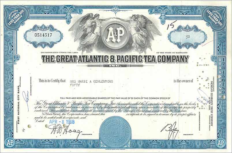 Coupon Share Action The Great Atlantic & Pacific Tea Company Ange Angel Femme