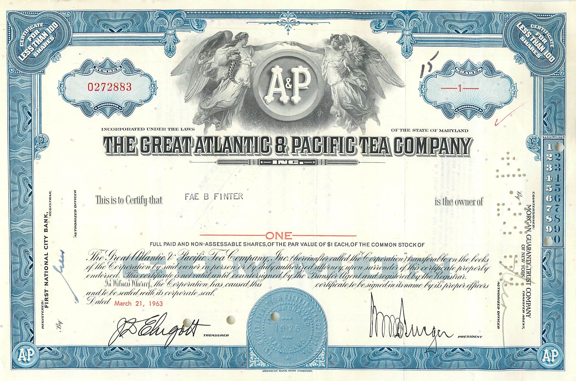 Coupon Share Action The Great Atlantic & Pacific Tea Company Ange Angel Femme
