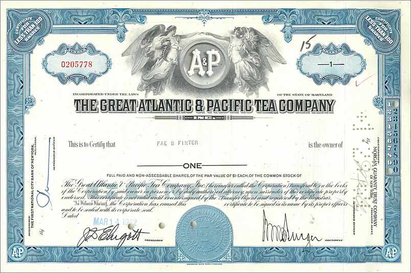 Coupon Share Action The Great Atlantic & Pacific Tea Company Ange Angel Femme