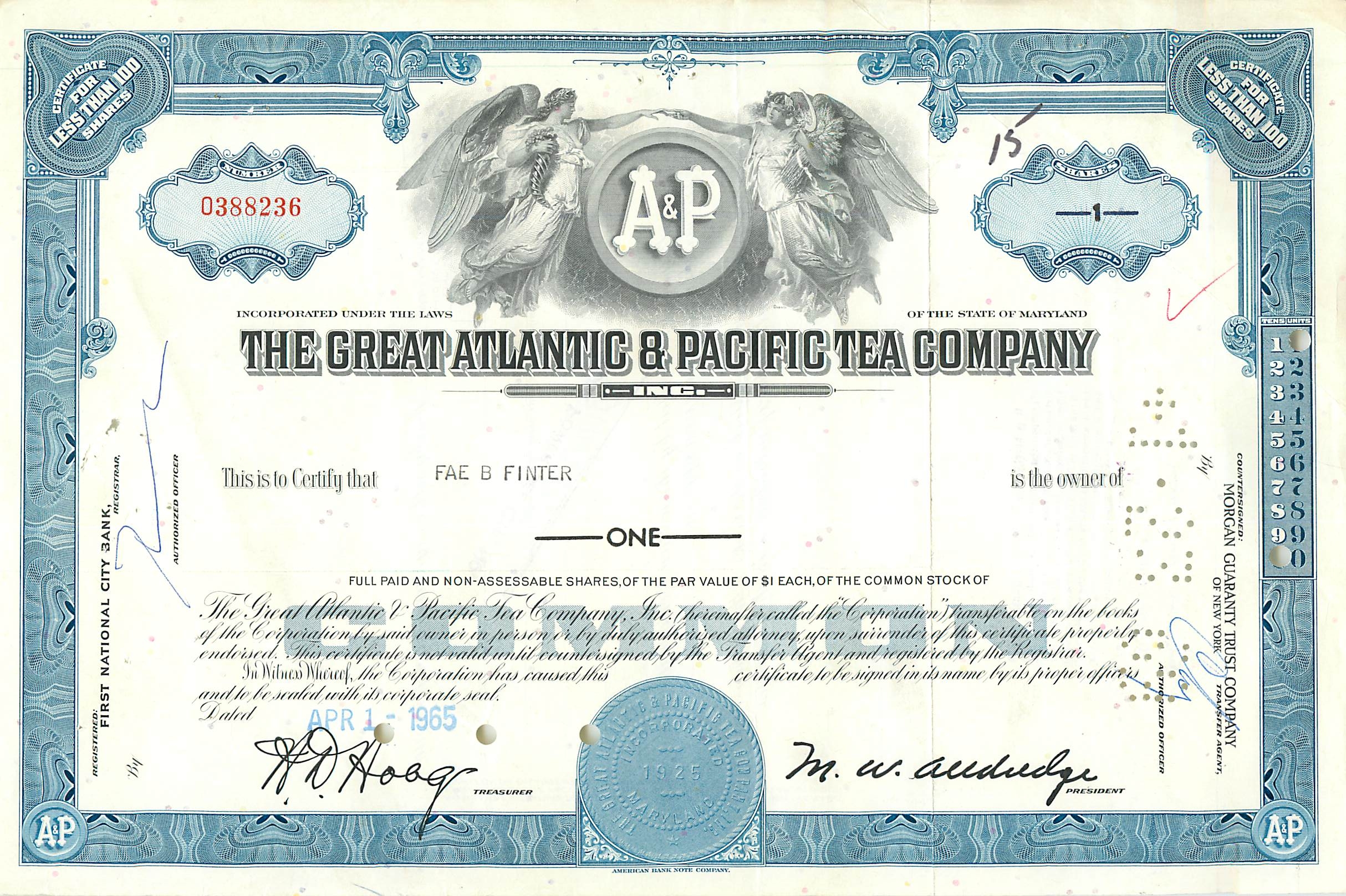 Coupon Share Action The Great Atlantic & Pacific Tea Company Ange Angel Femme