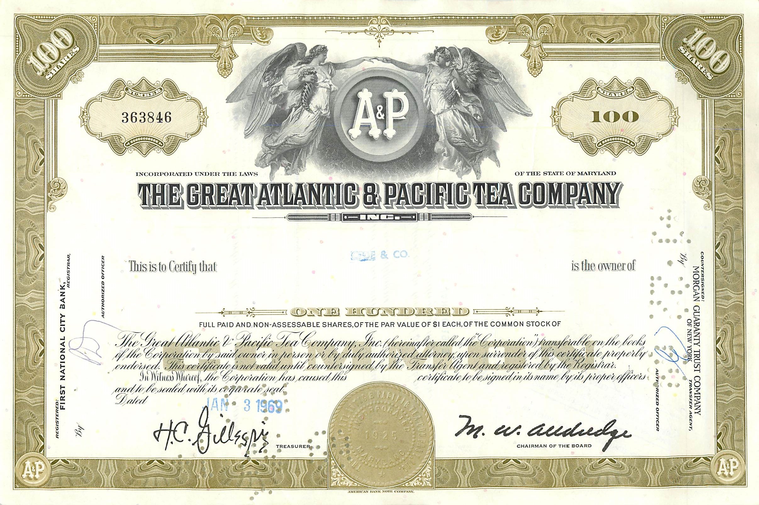 Coupon Share Action The Great Atlantic & Pacific Tea Company Ange Angel Femme