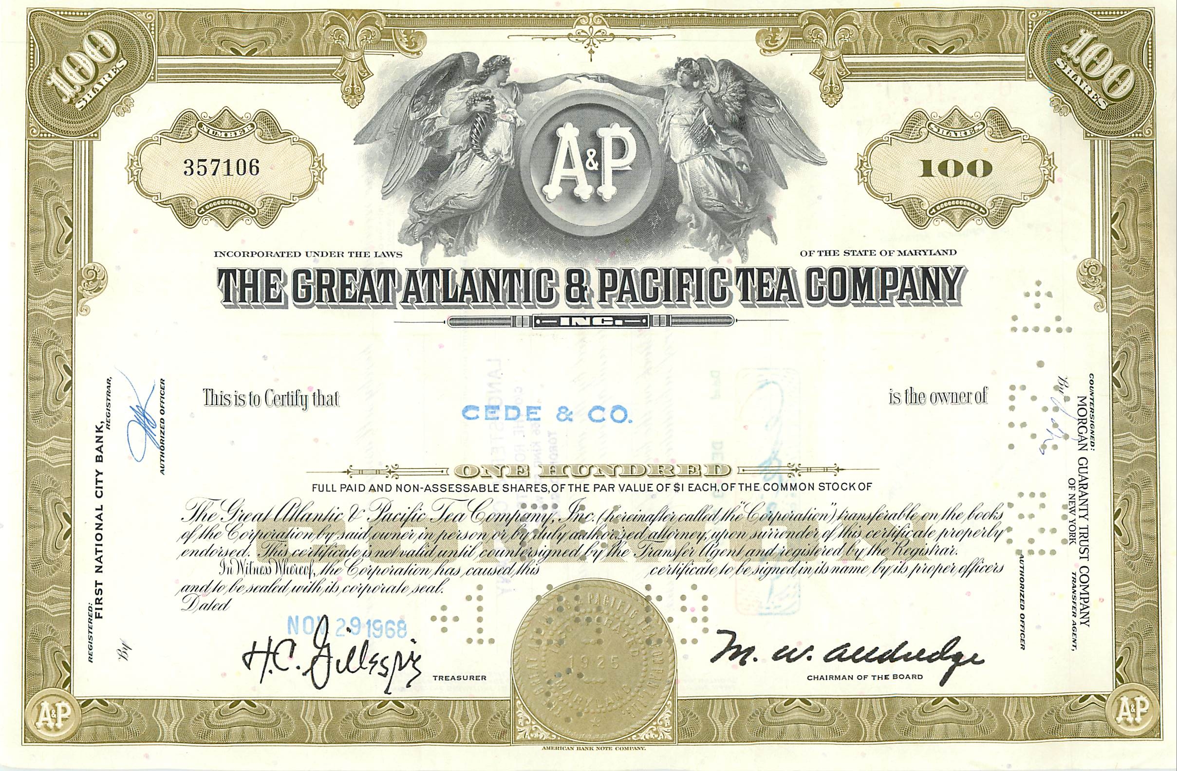 Coupon Share Action The Great Atlantic & Pacific Tea Company Ange Angel Femme