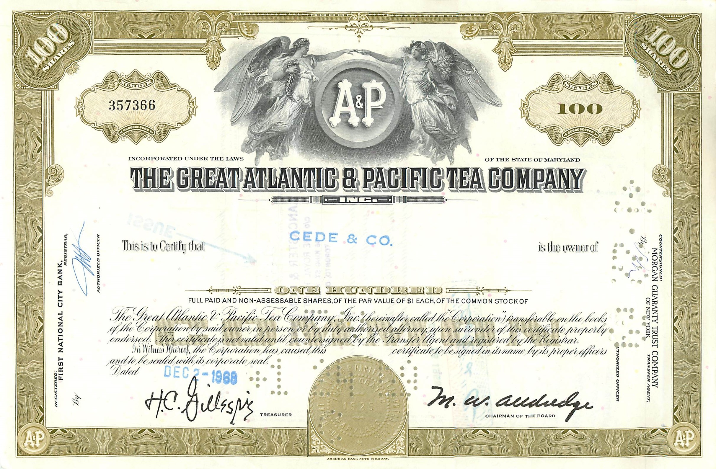 Coupon Share Action The Great Atlantic & Pacific Tea Company Ange Angel Femme