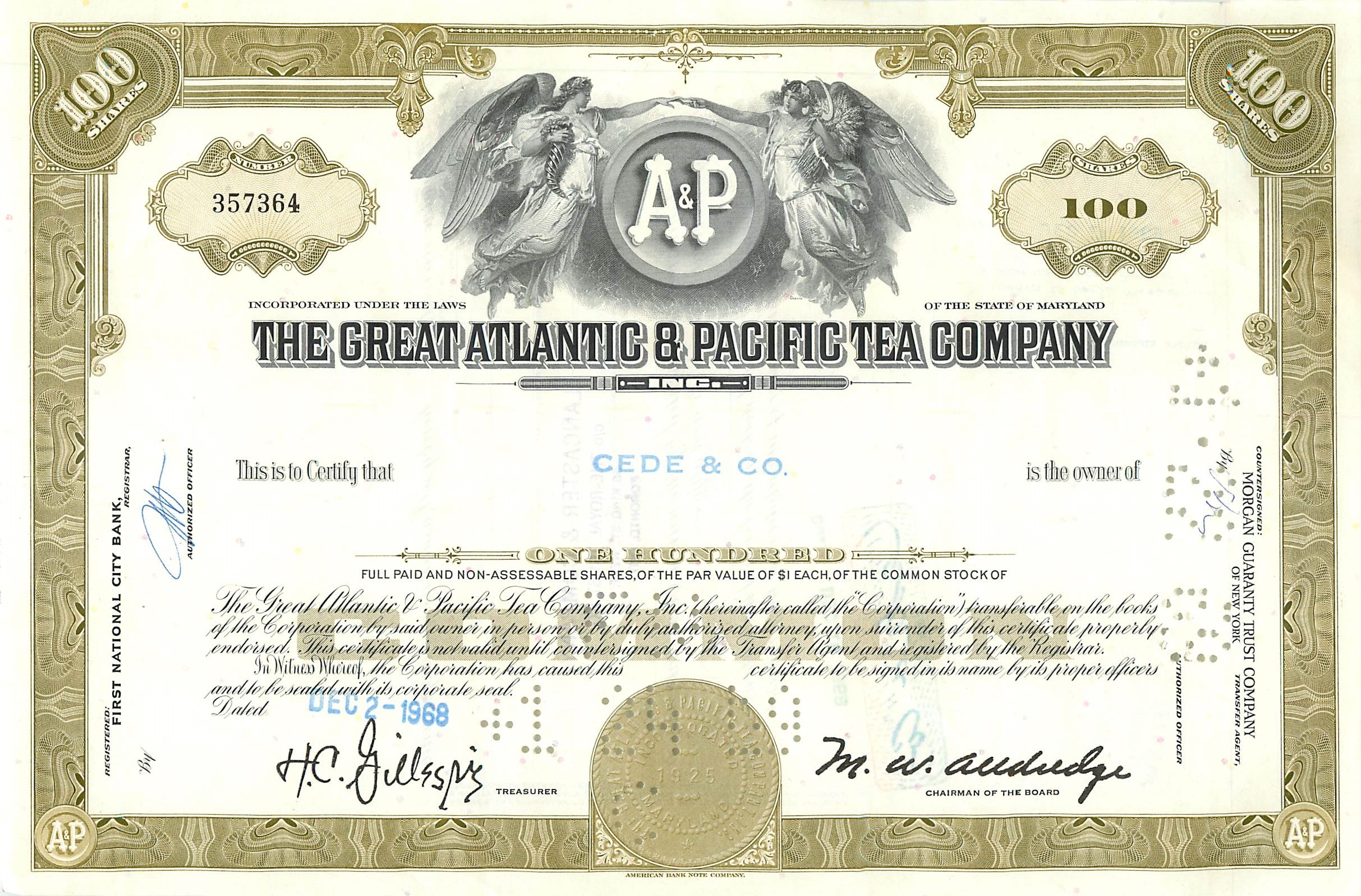 Coupon Share Action The Great Atlantic & Pacific Tea Company Ange Angel Femme