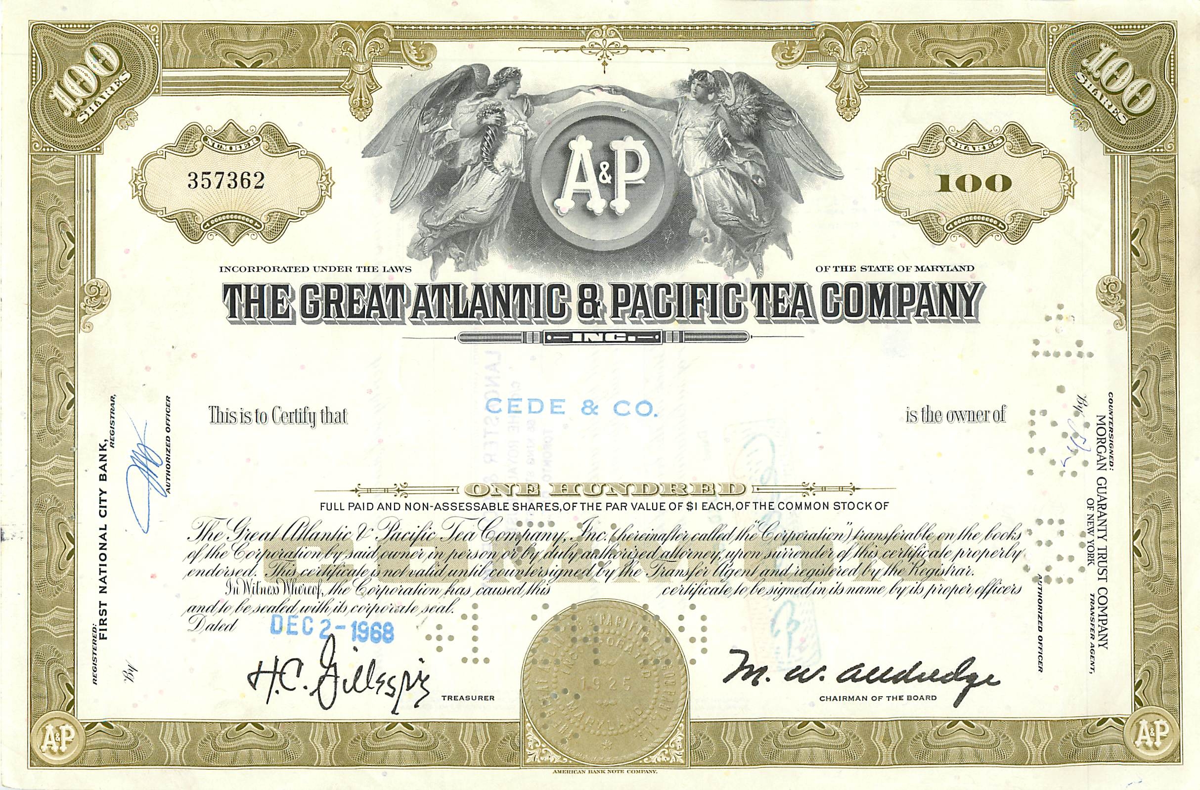 Coupon Share Action The Great Atlantic & Pacific Tea Company Ange Angel Femme
