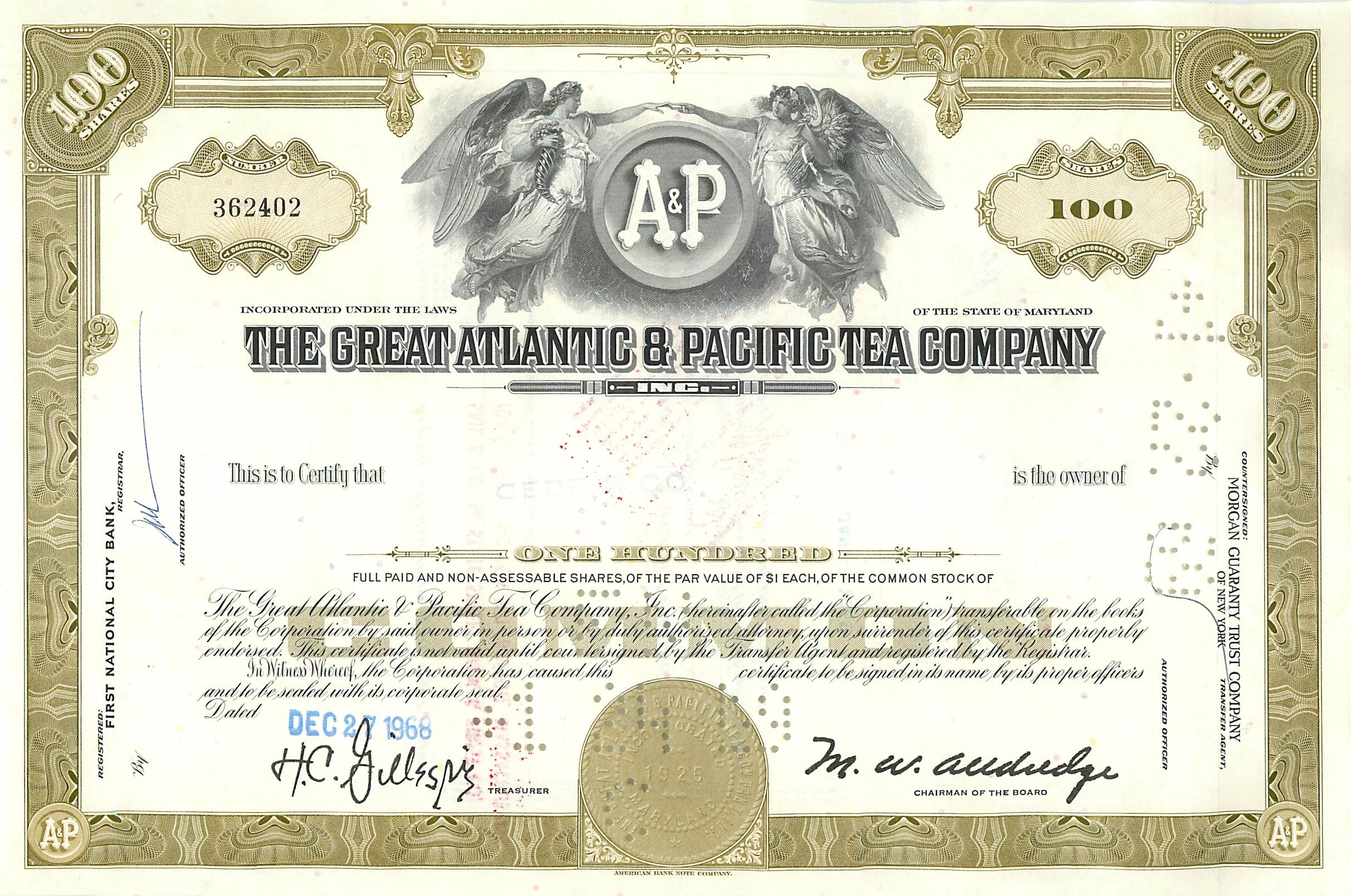 Coupon Share Action The Great Atlantic & Pacific Tea Company Ange Angel Femme