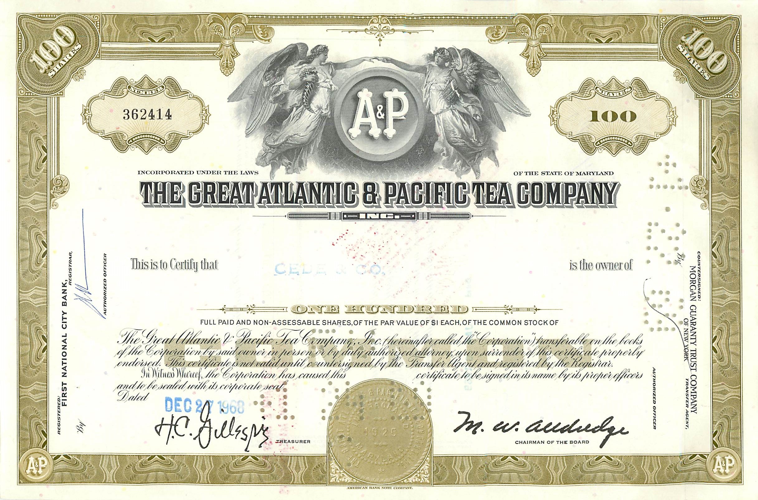 Coupon Share Action The Great Atlantic & Pacific Tea Company Ange Angel Femme