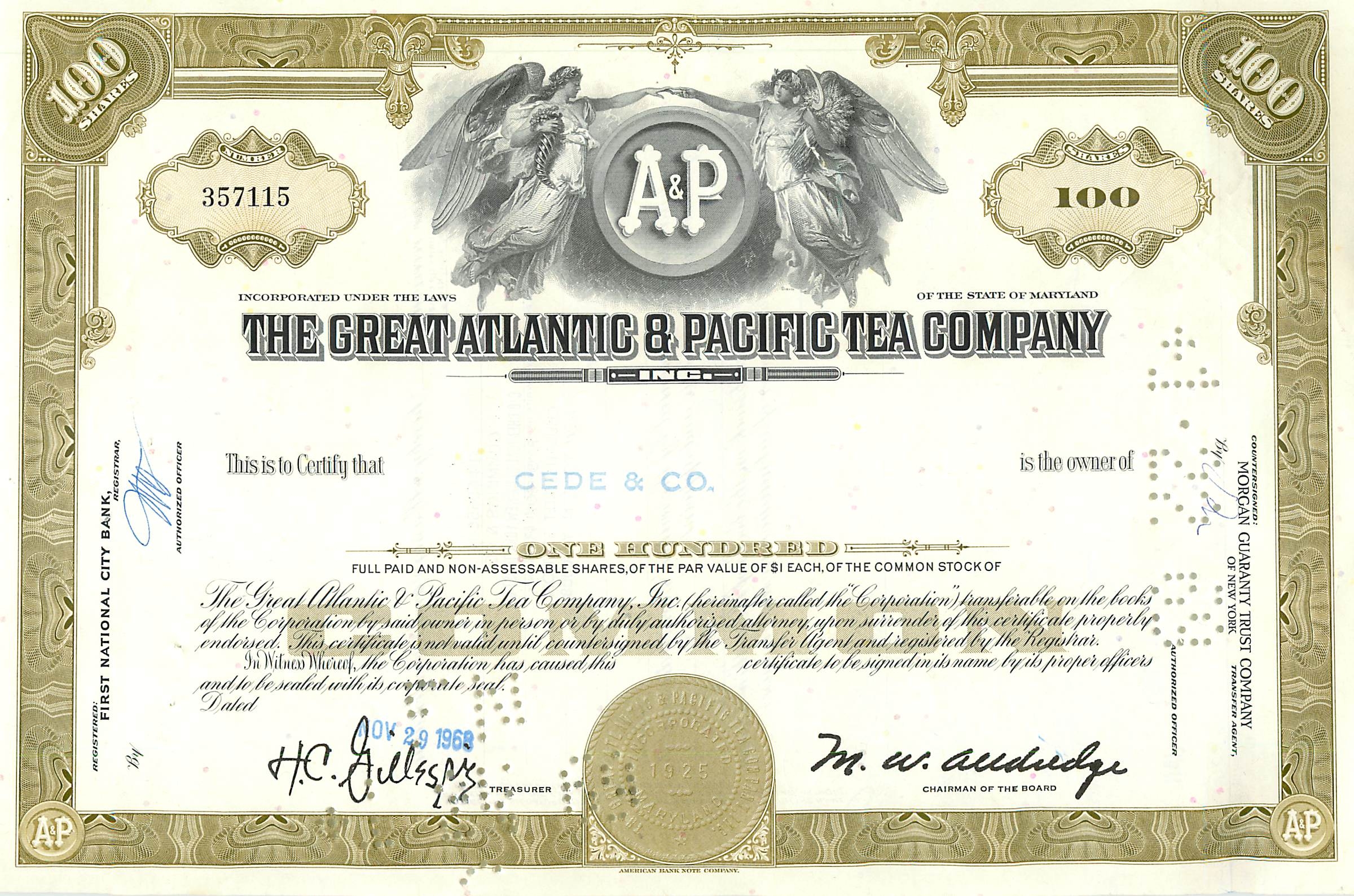 Coupon Share Action The Great Atlantic & Pacific Tea Company Ange Angel Femme
