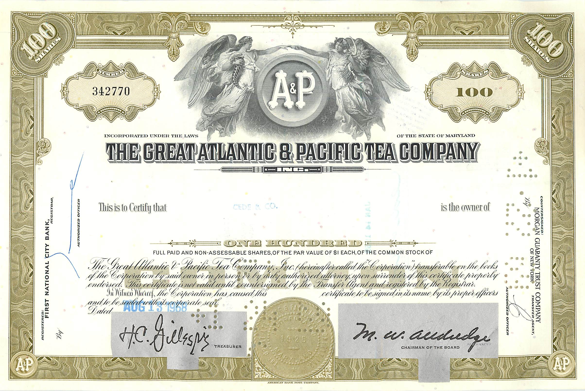 Coupon Share Action The Great Atlantic & Pacific Tea Company Ange Angel Femme