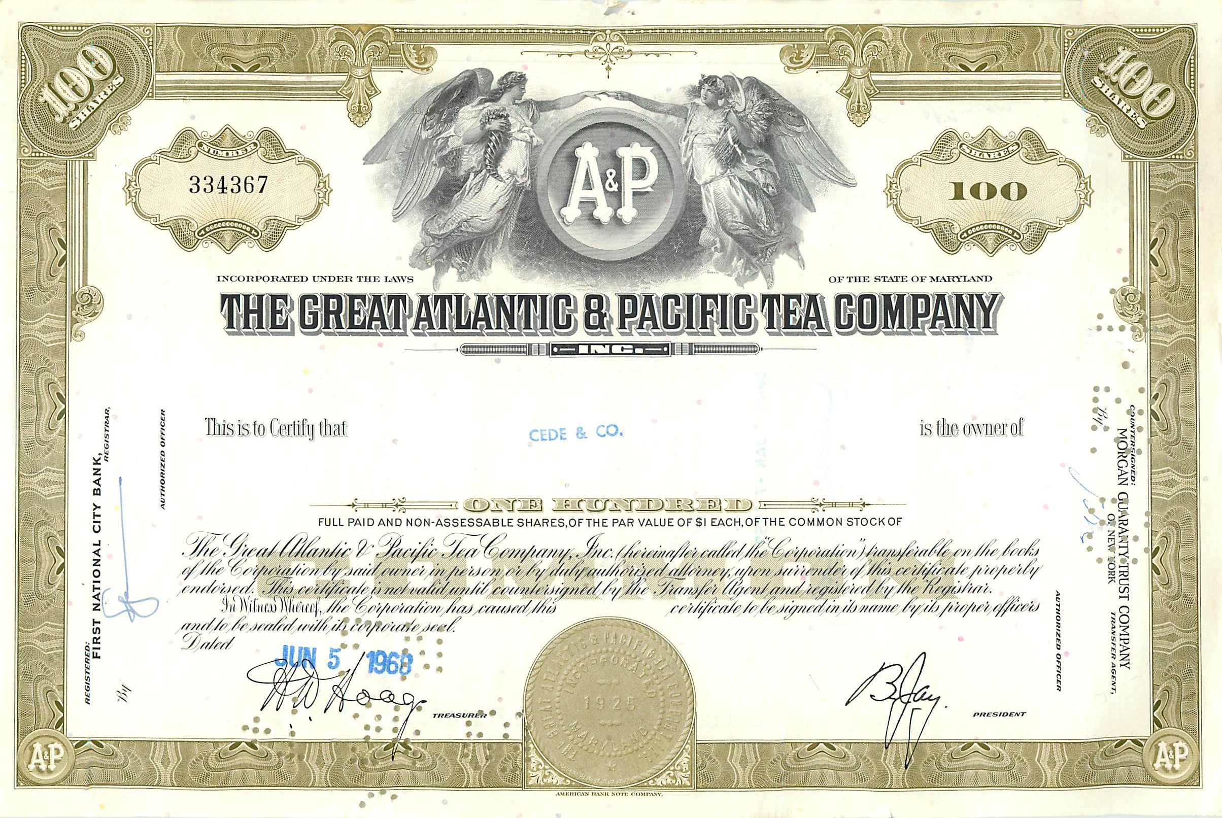 Coupon Share Action The Great Atlantic & Pacific Tea Company Ange Angel Femme