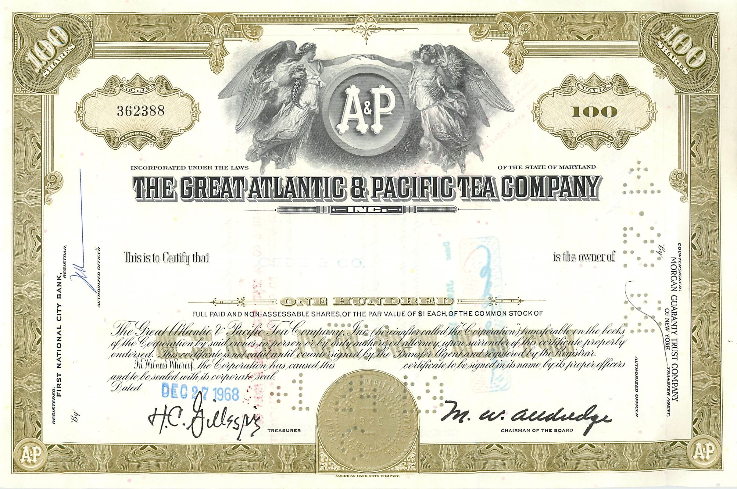 Coupon Share Action The Great Atlantic & Pacific Tea Company Ange Angel Femme