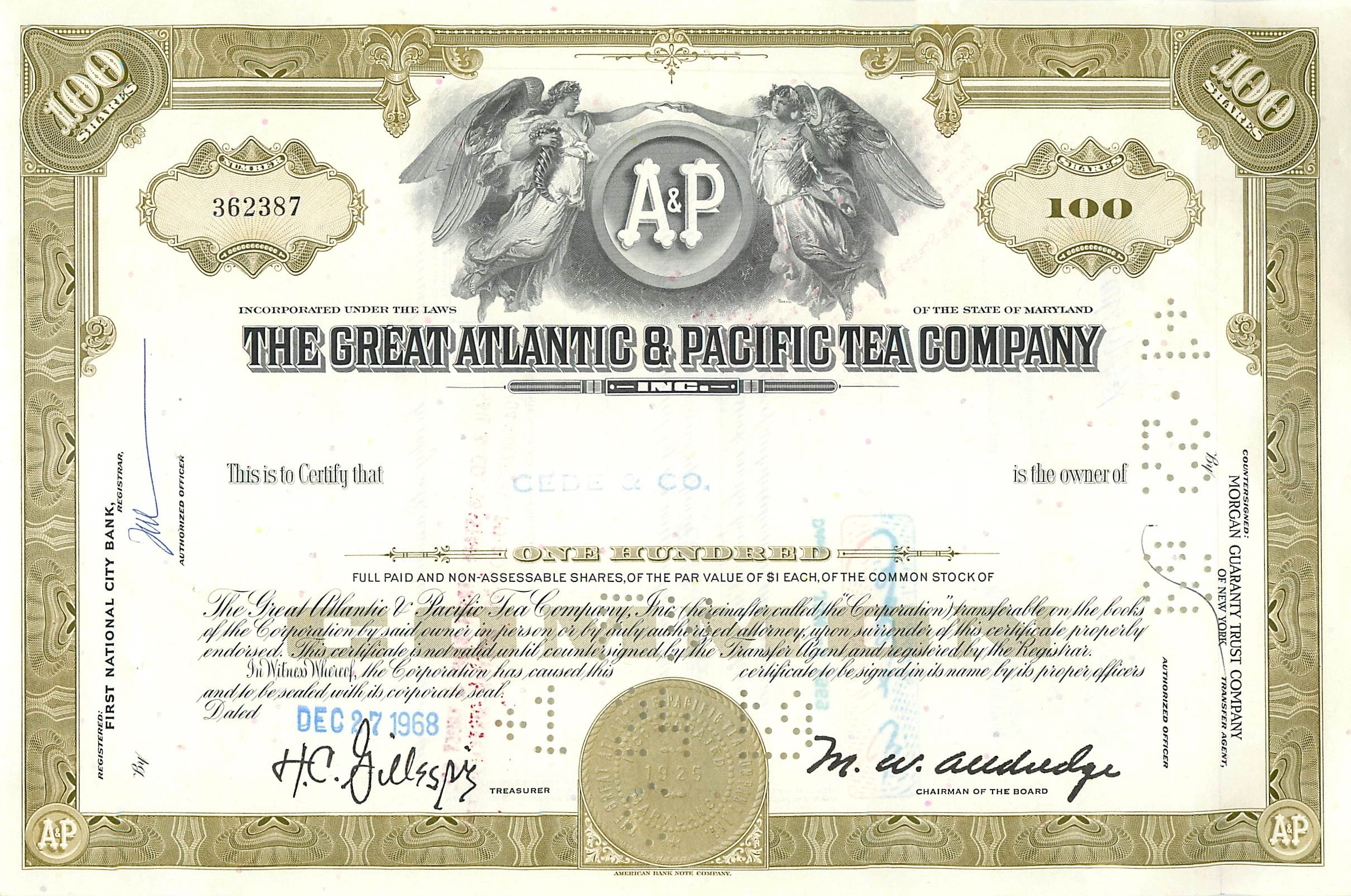 Coupon Share Action The Great Atlantic & Pacific Tea Company Ange Angel Femme