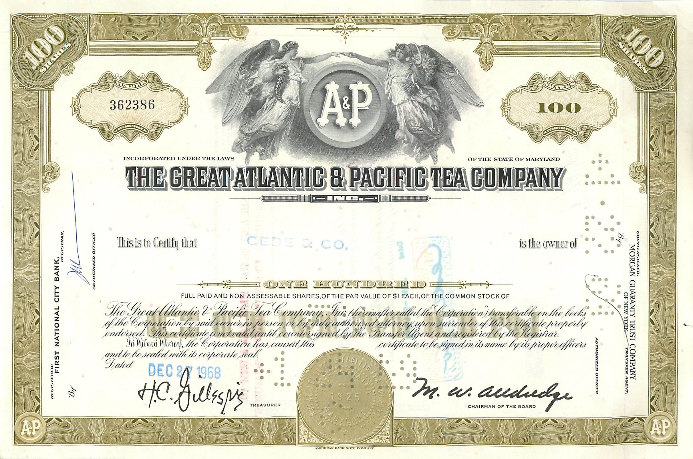 Coupon Share Action The Great Atlantic & Pacific Tea Company Ange Angel Femme